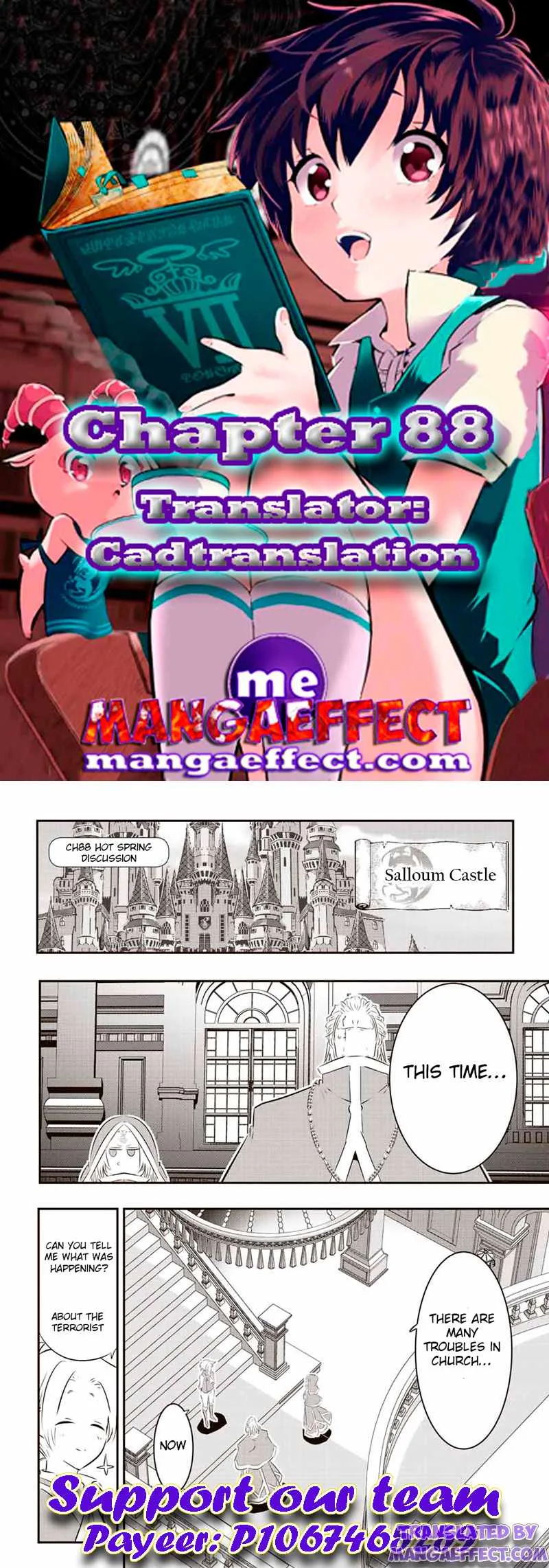 I was reincarnated as the 7th Prince so I will perfect my magic as I please Chapter 88 page 1
