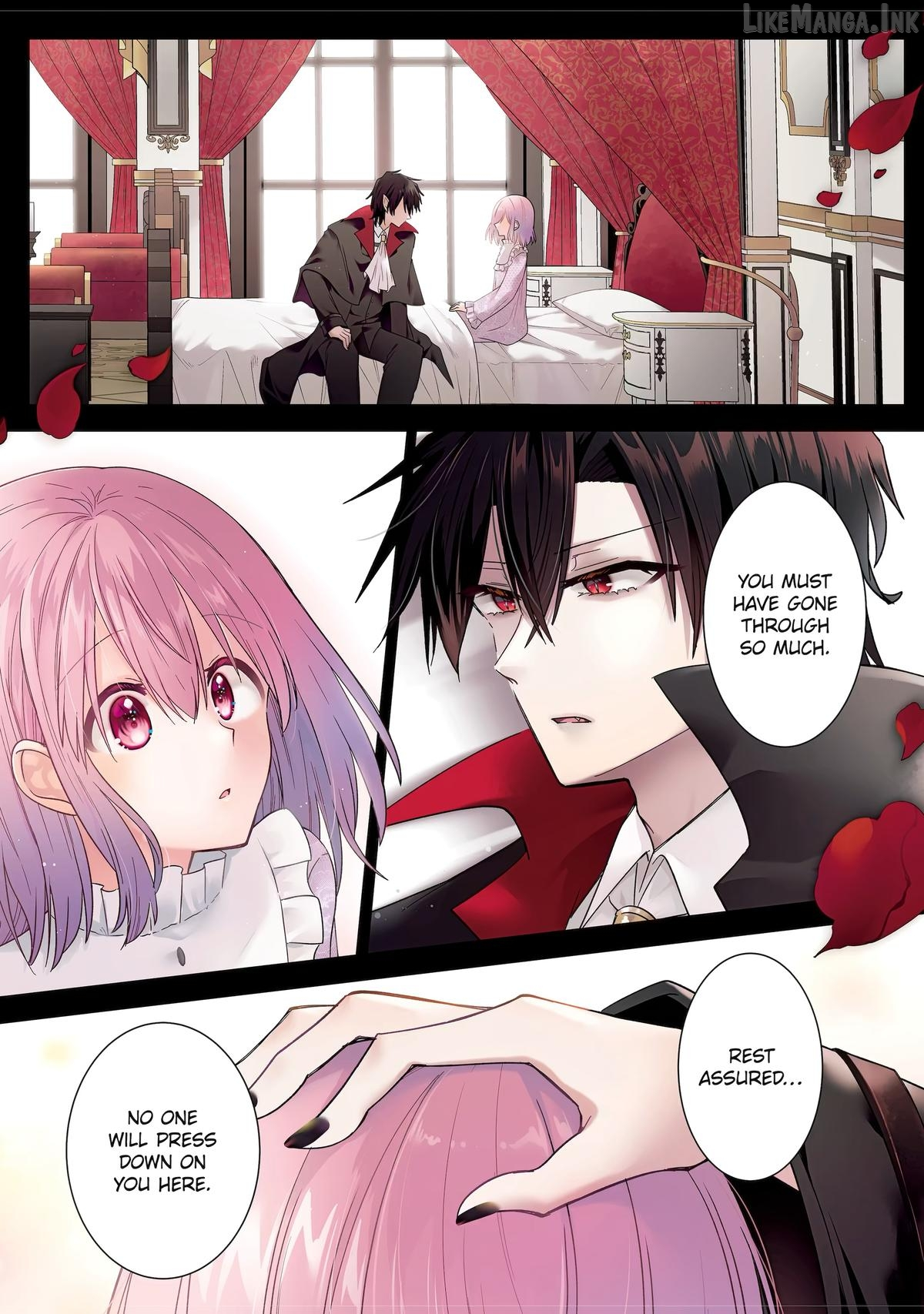 I Was Sacrificed to a Vampire, But He Spoils Me Instead! Chapter 1 page 1