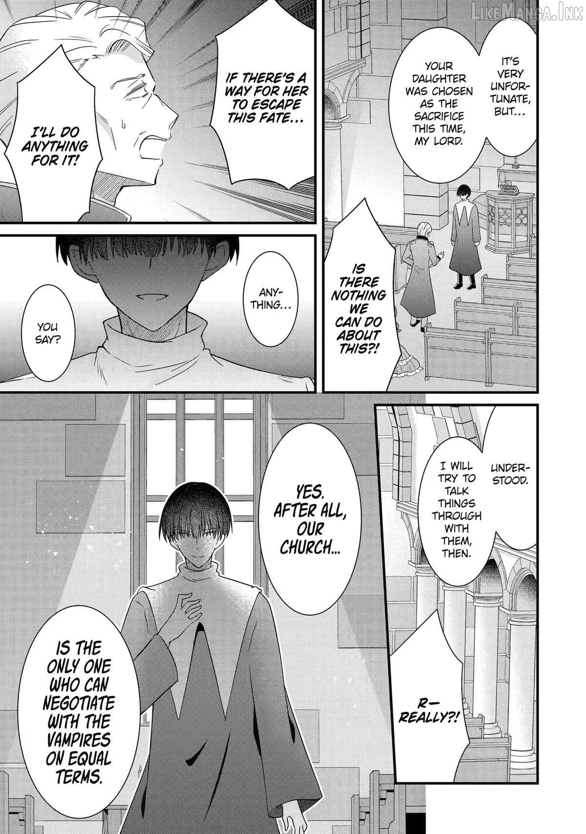 I Was Sacrificed to a Vampire, But He Spoils Me Instead! Chapter 1 page 4