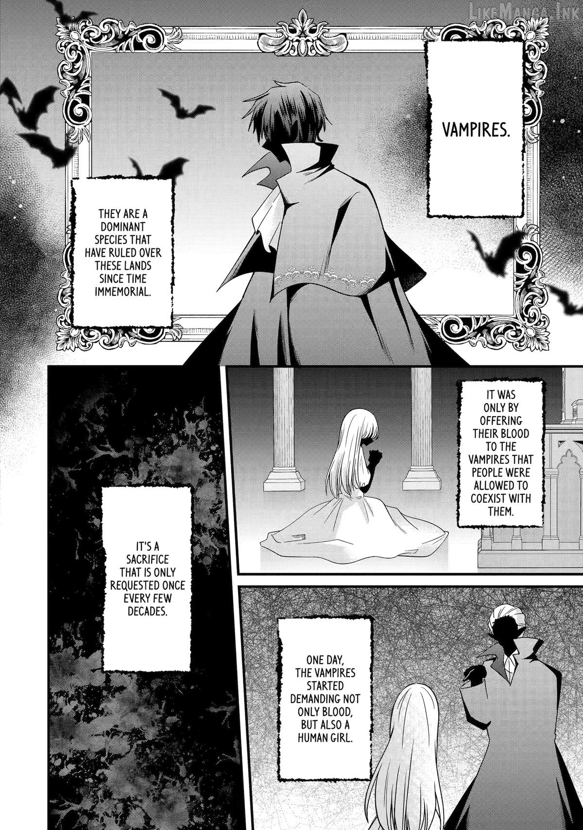 I Was Sacrificed to a Vampire, But He Spoils Me Instead! Chapter 1 page 5