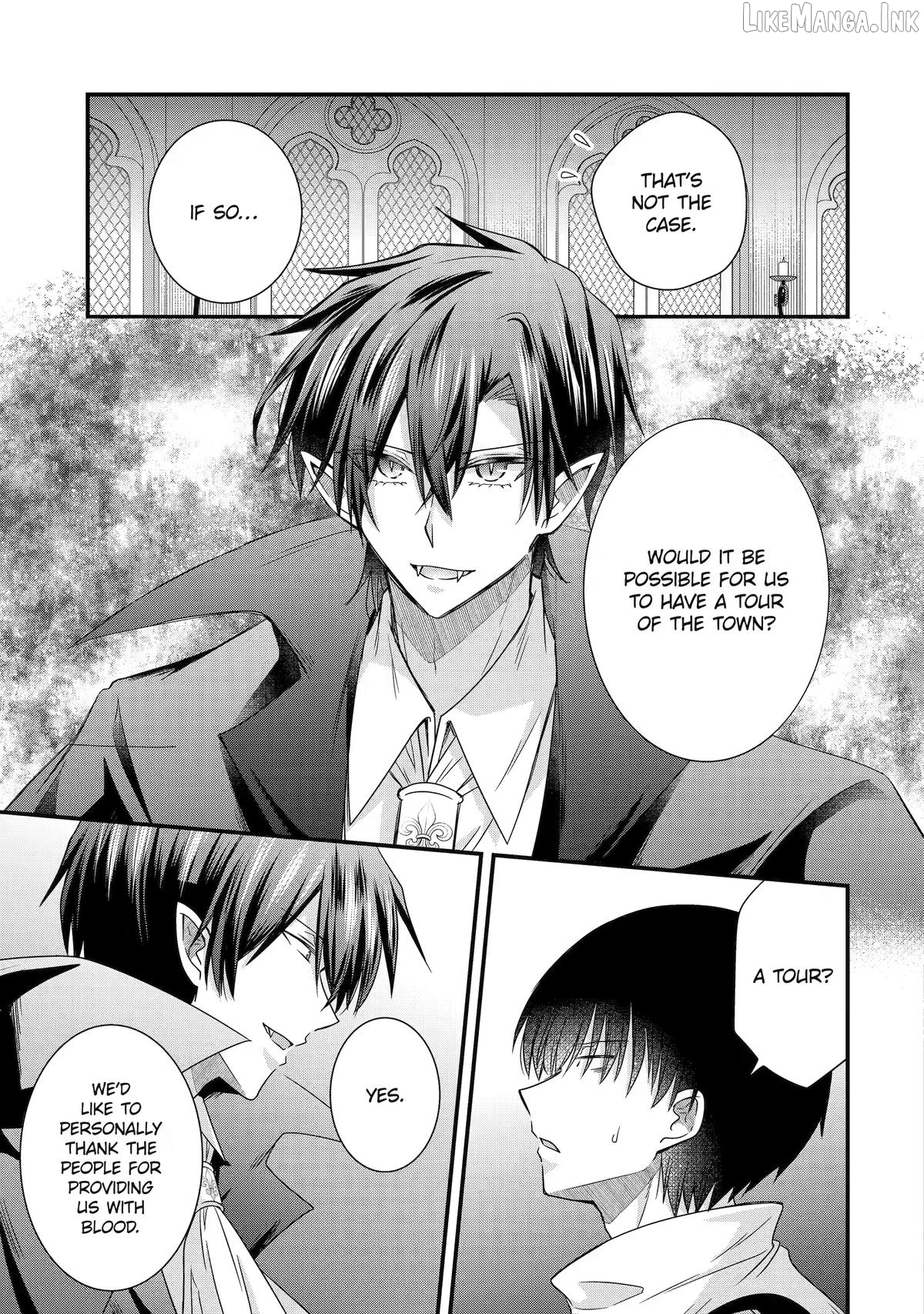 I Was Sacrificed to a Vampire, But He Spoils Me Instead! Chapter 10 page 24