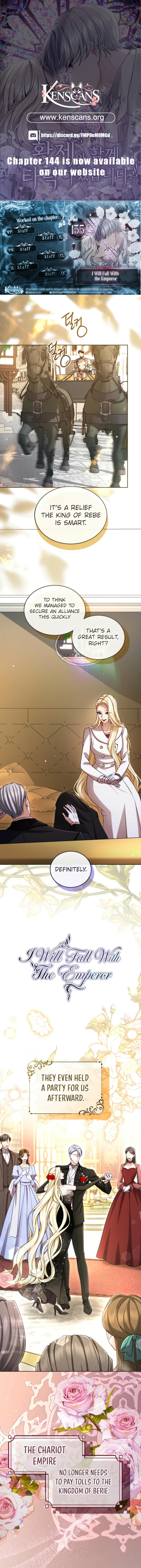 I will fall with the emperor Chapter 135 page 1