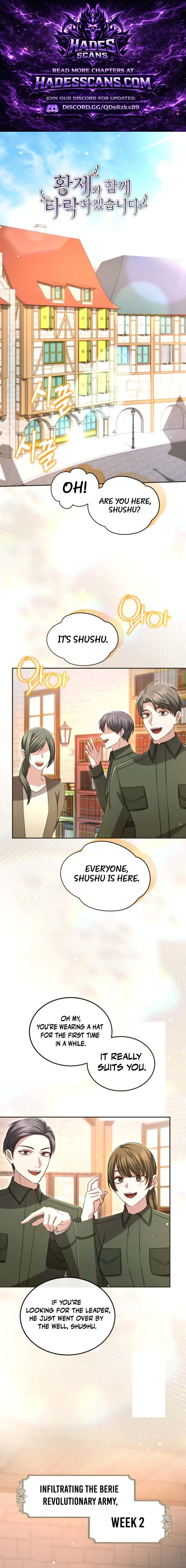 I will fall with the emperor Chapter 191 page 1