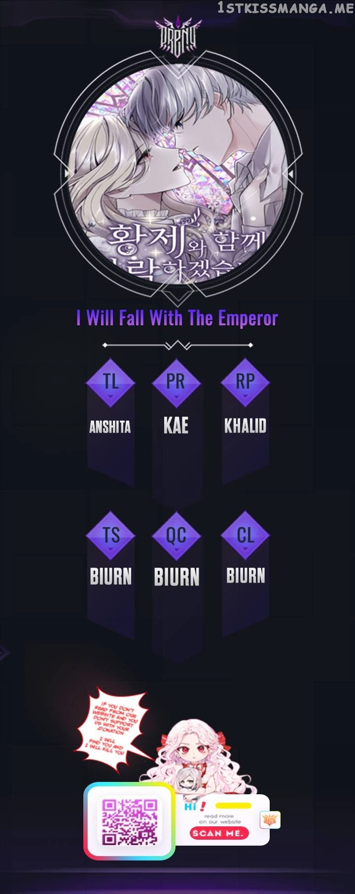 I will fall with the emperor Chapter 45 page 1