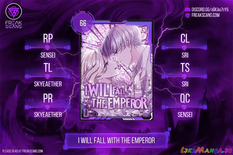 I will fall with the emperor Chapter 66 page 1