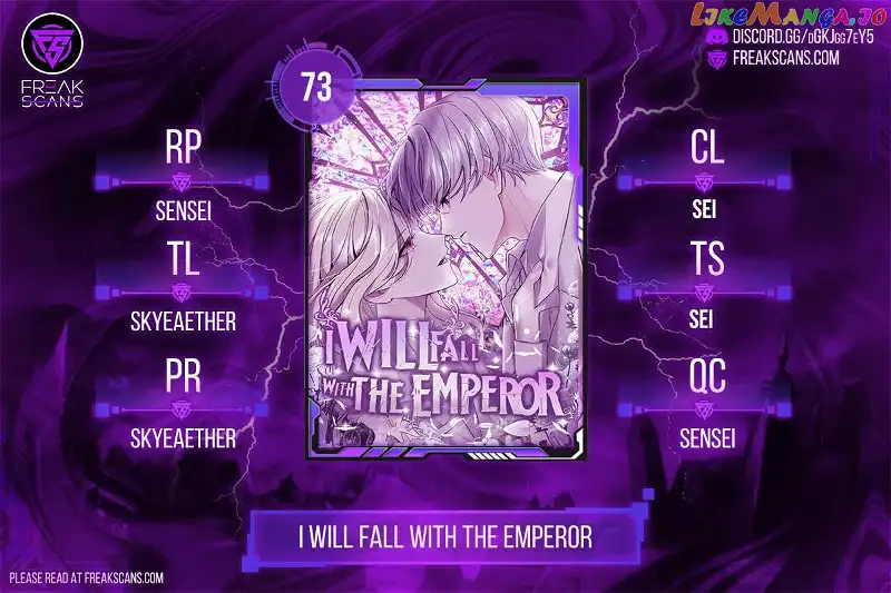 I will fall with the emperor Chapter 73 page 1
