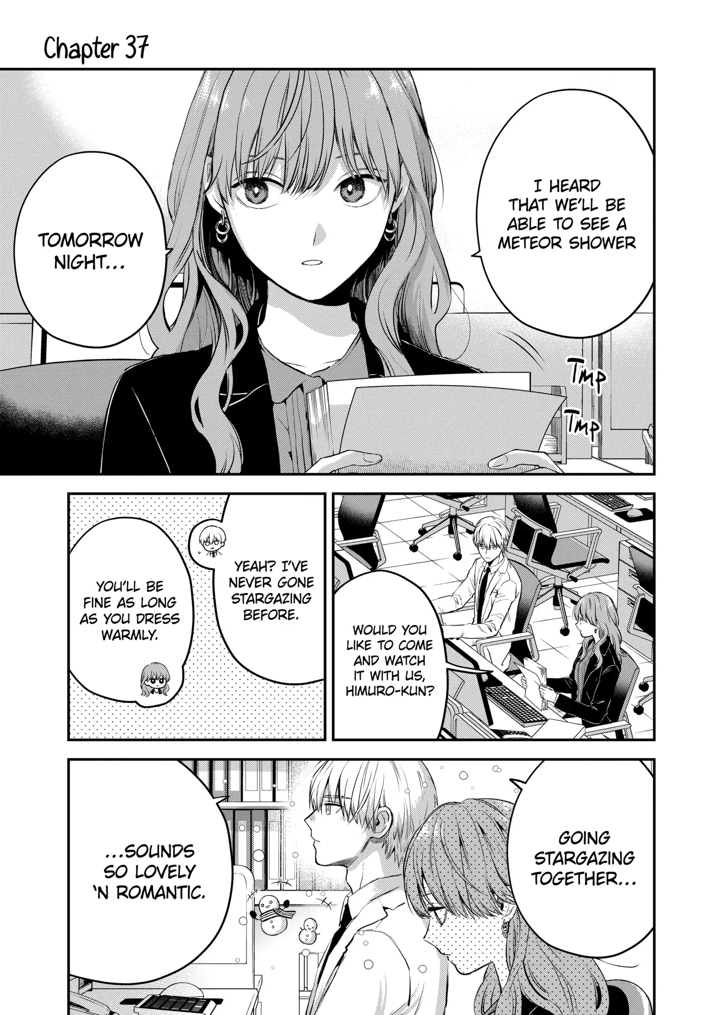 Ice Guy and the Cool Female Colleague Chapter 37 page 1