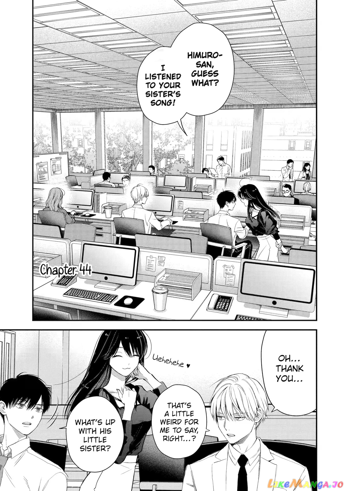 Ice Guy and the Cool Female Colleague Chapter 44 page 1