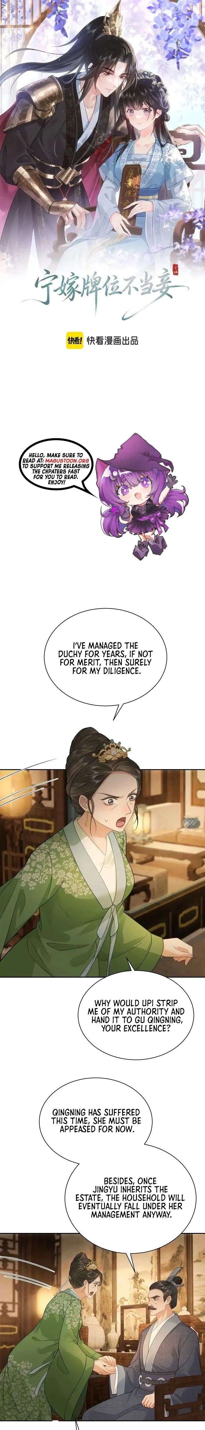 I’d Rather Marry a Memorial Tablet Than Serve as a Concubine Chapter 34 page 1