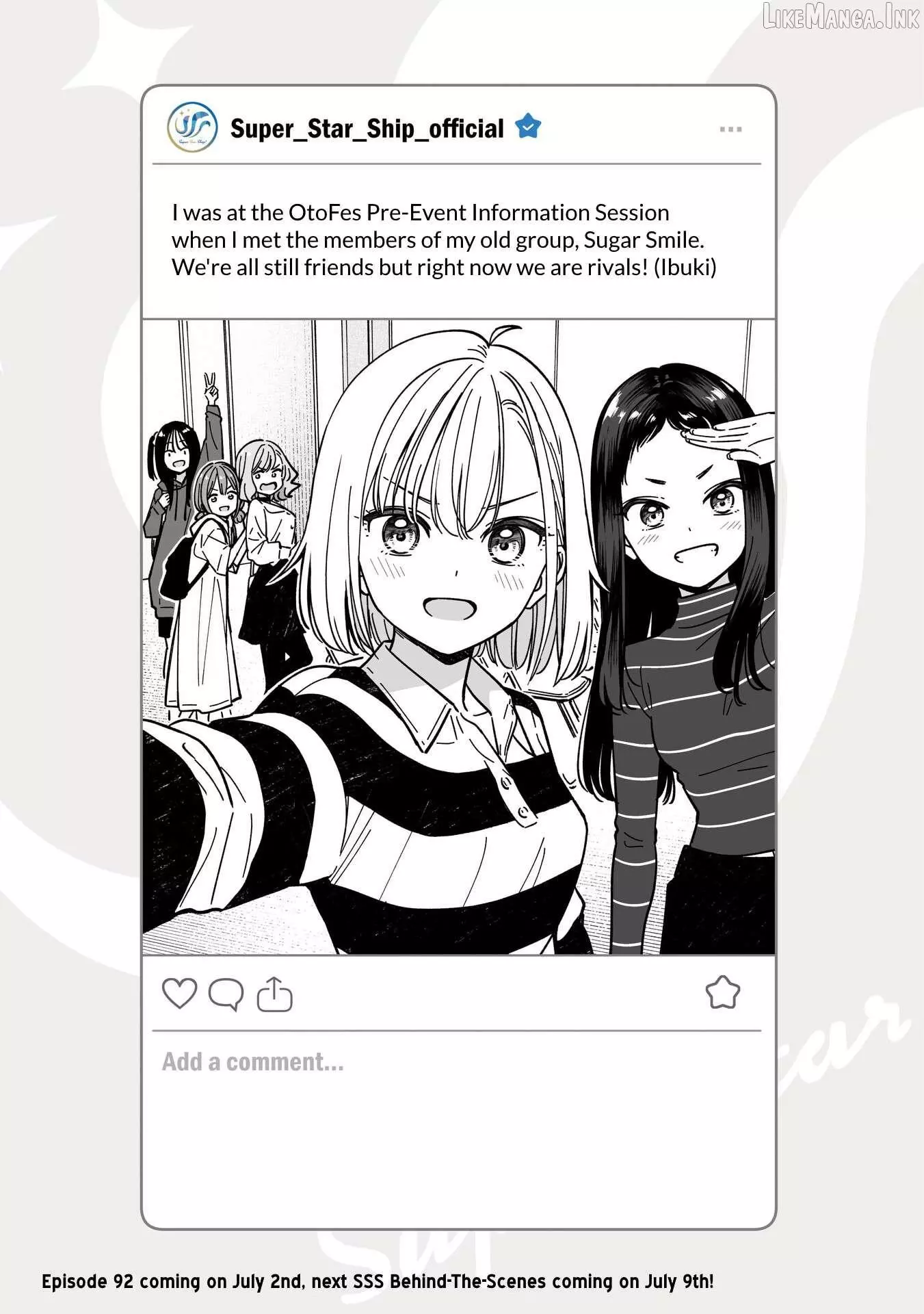 IDOL×IDOL STORY! Chapter 91.5 page 1