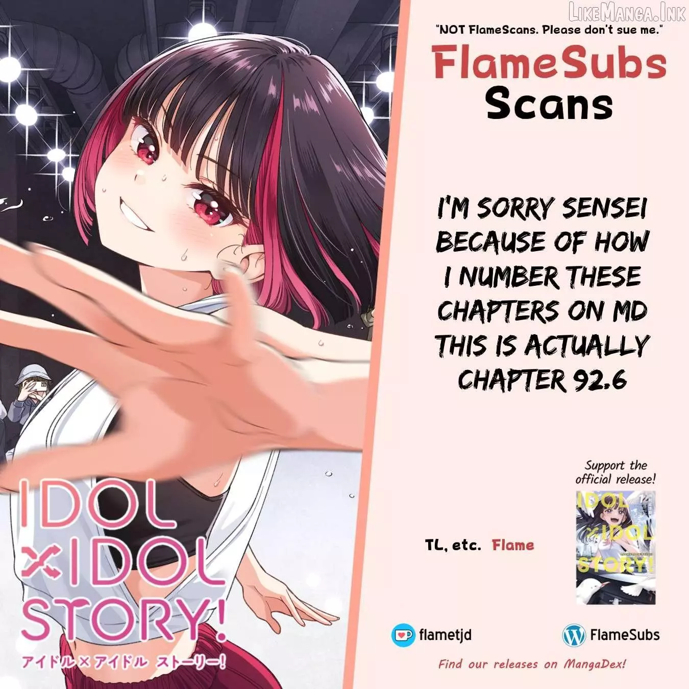 IDOL×IDOL STORY! Chapter 92.6 page 2