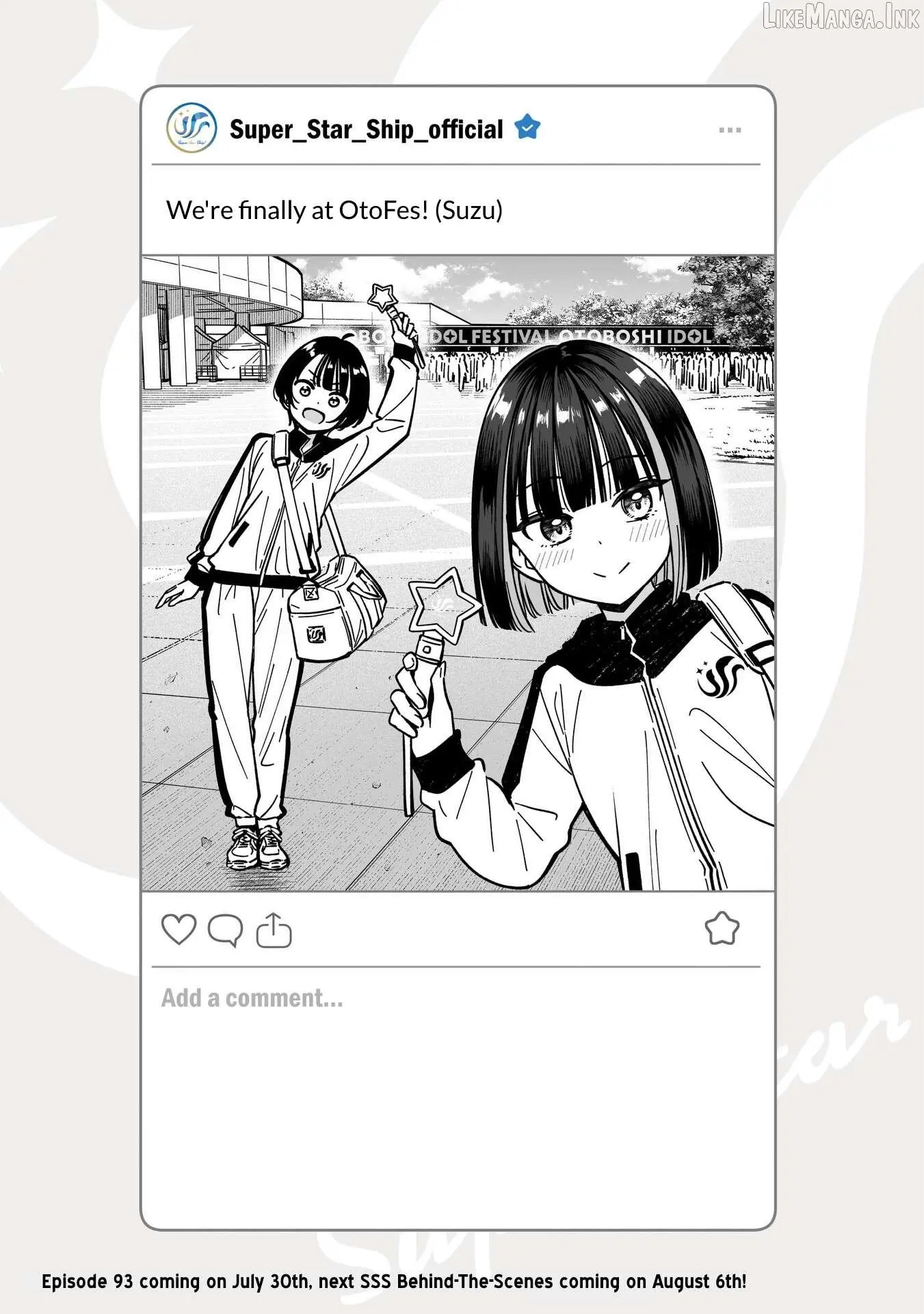 IDOL×IDOL STORY! Chapter 92.7 page 1