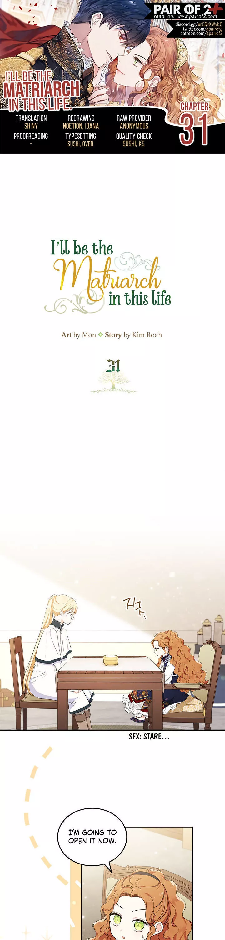 I’ll Be The Matriarch In This Life Chapter 31 page 1