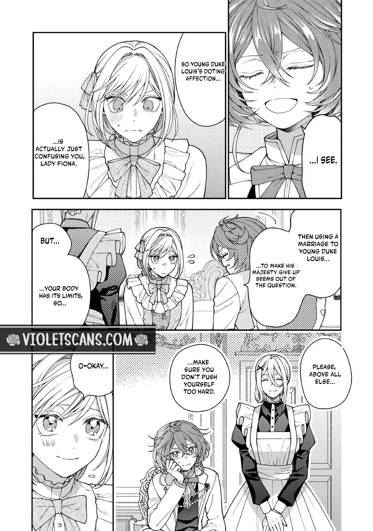 I’m a Sickly Villainess, but My Fiancé Is So Overprotective I Want to Run Away Chapter 32.2 page 3