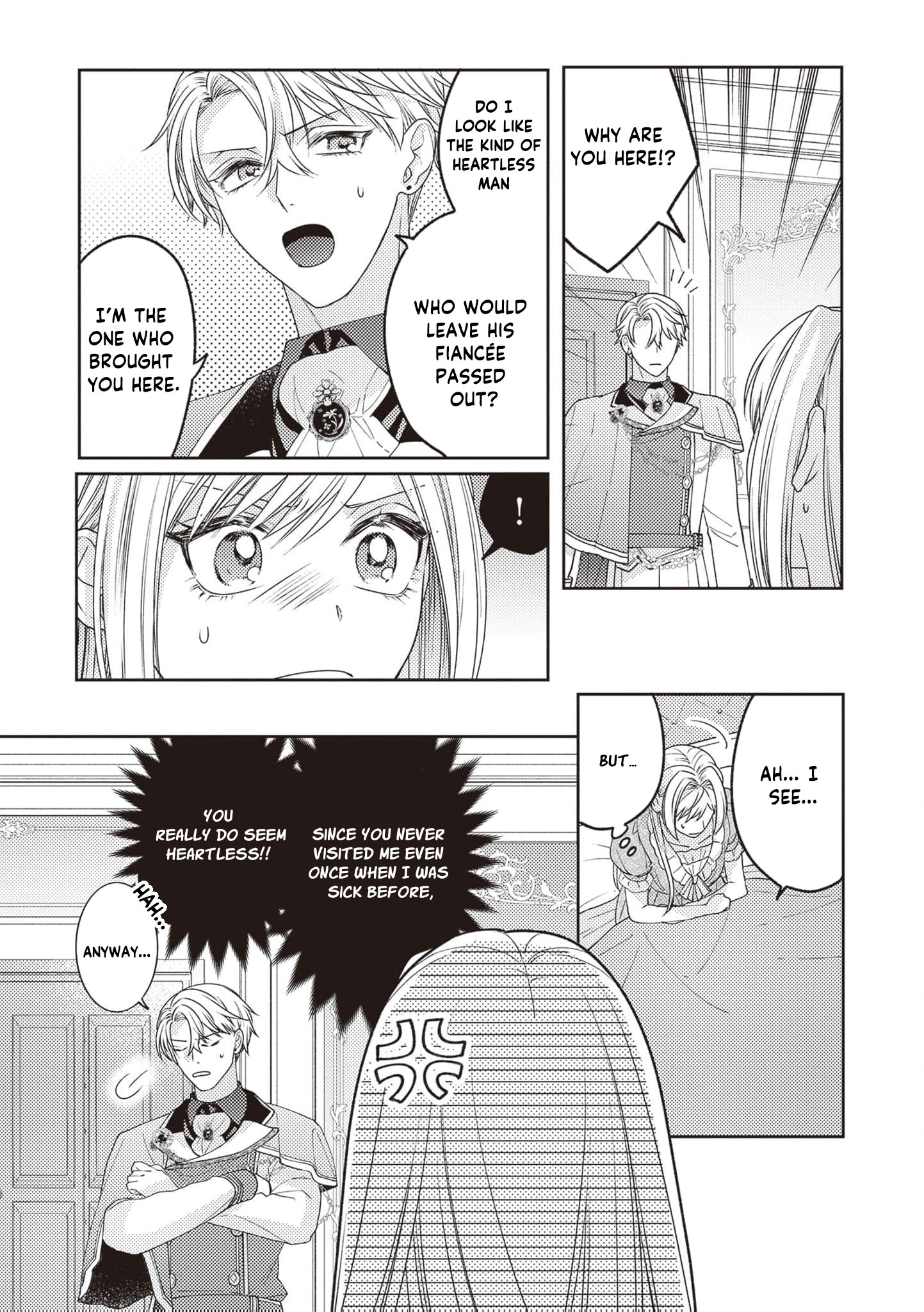 I’m a Sickly Villainess, but My Fiancé Is So Overprotective I Want to Run Away Chapter 5 page 8