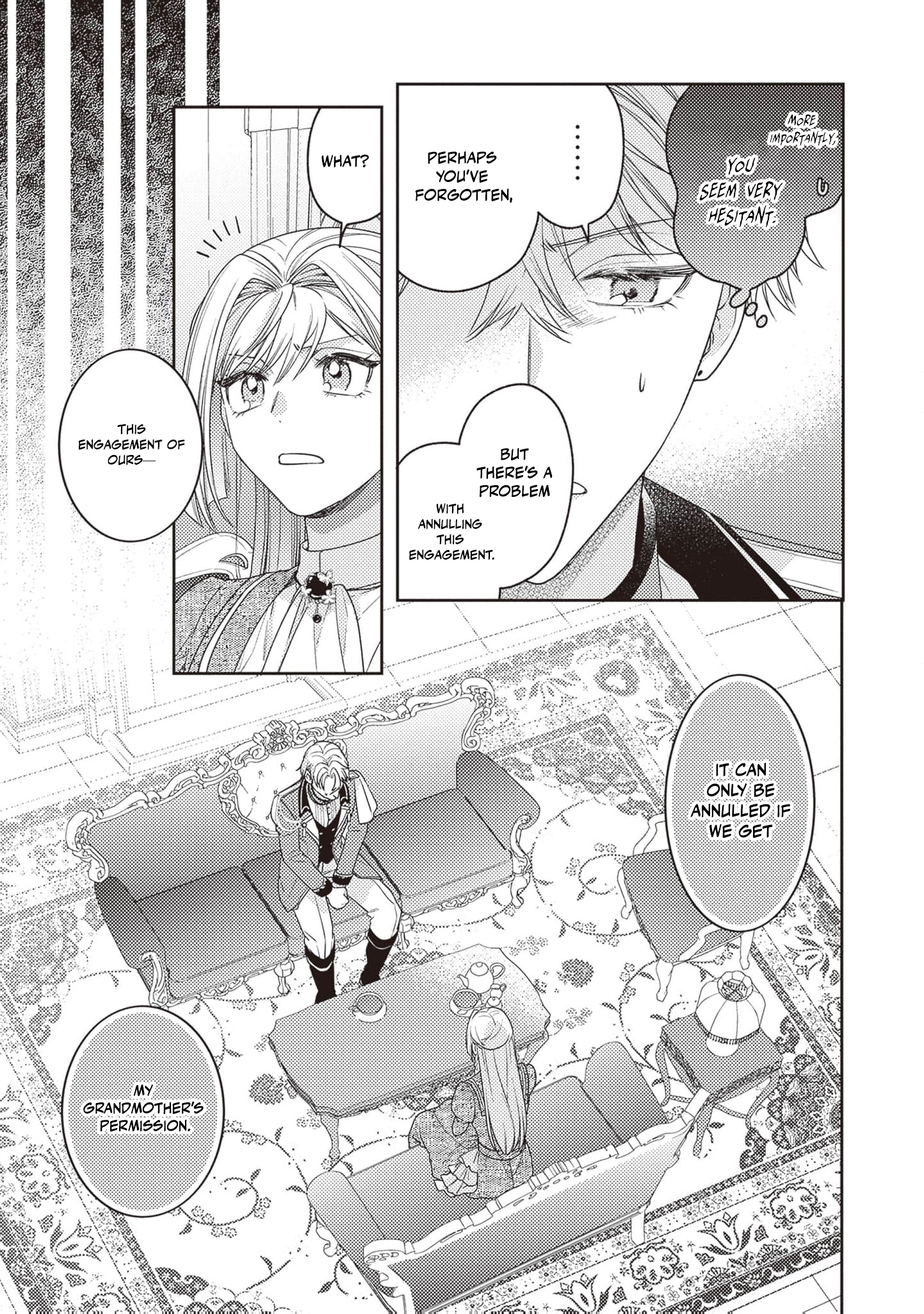 I’m a Sickly Villainess, but My Fiancé Is So Overprotective I Want to Run Away Chapter 6 page 12