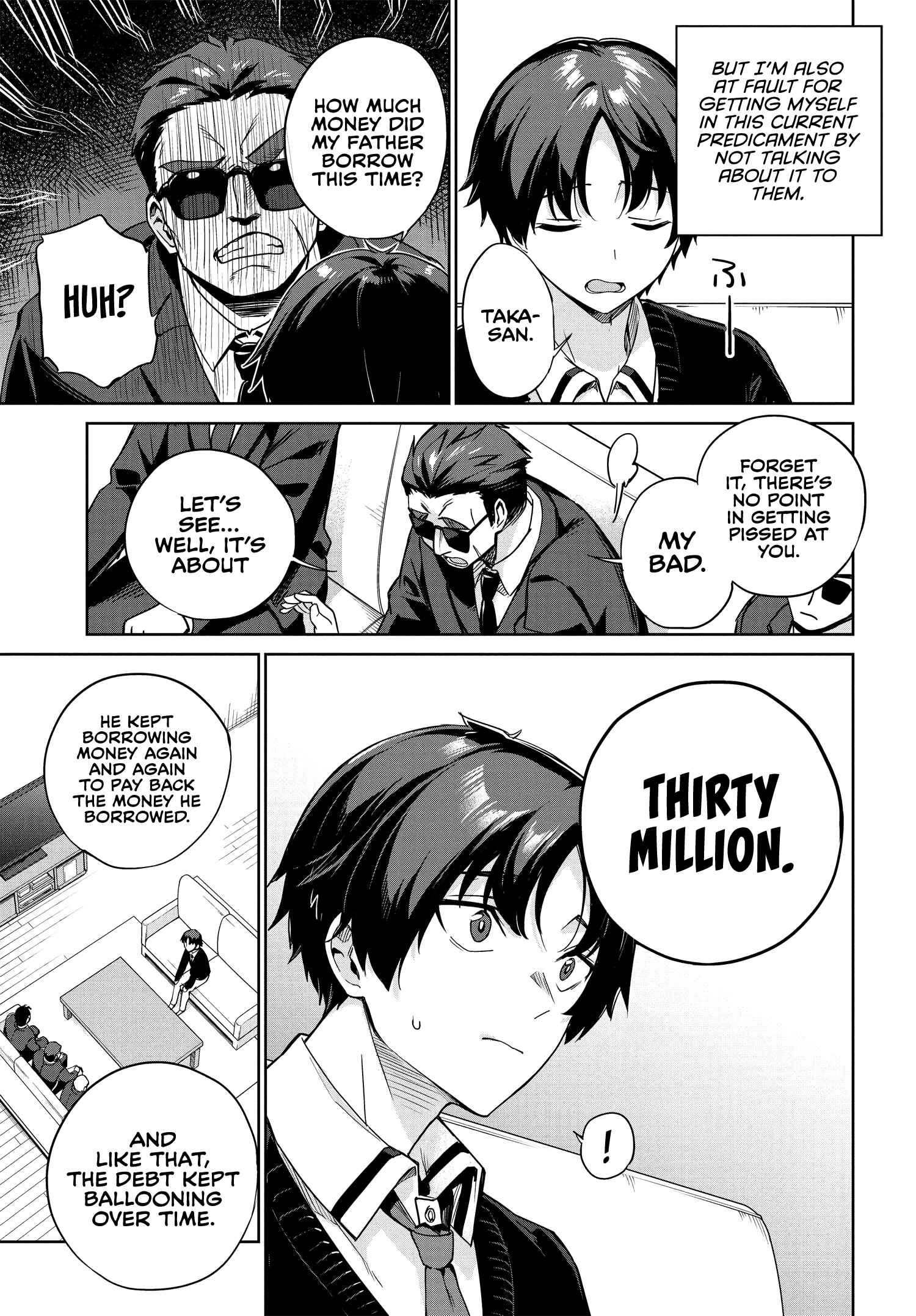 I’m Gonna Live with You Not Because My Parents Left Me Their Debt But Because I Like You Chapter 1 page 6