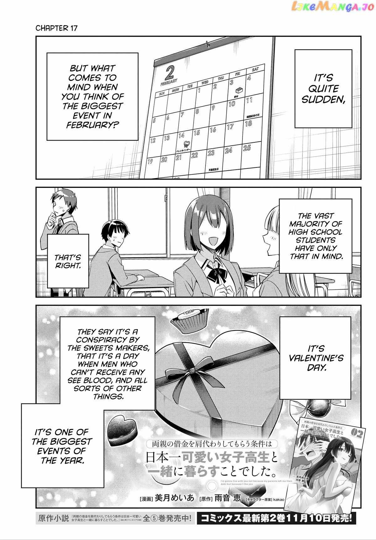 I’m Gonna Live with You Not Because My Parents Left Me Their Debt But Because I Like You Chapter 17 page 2