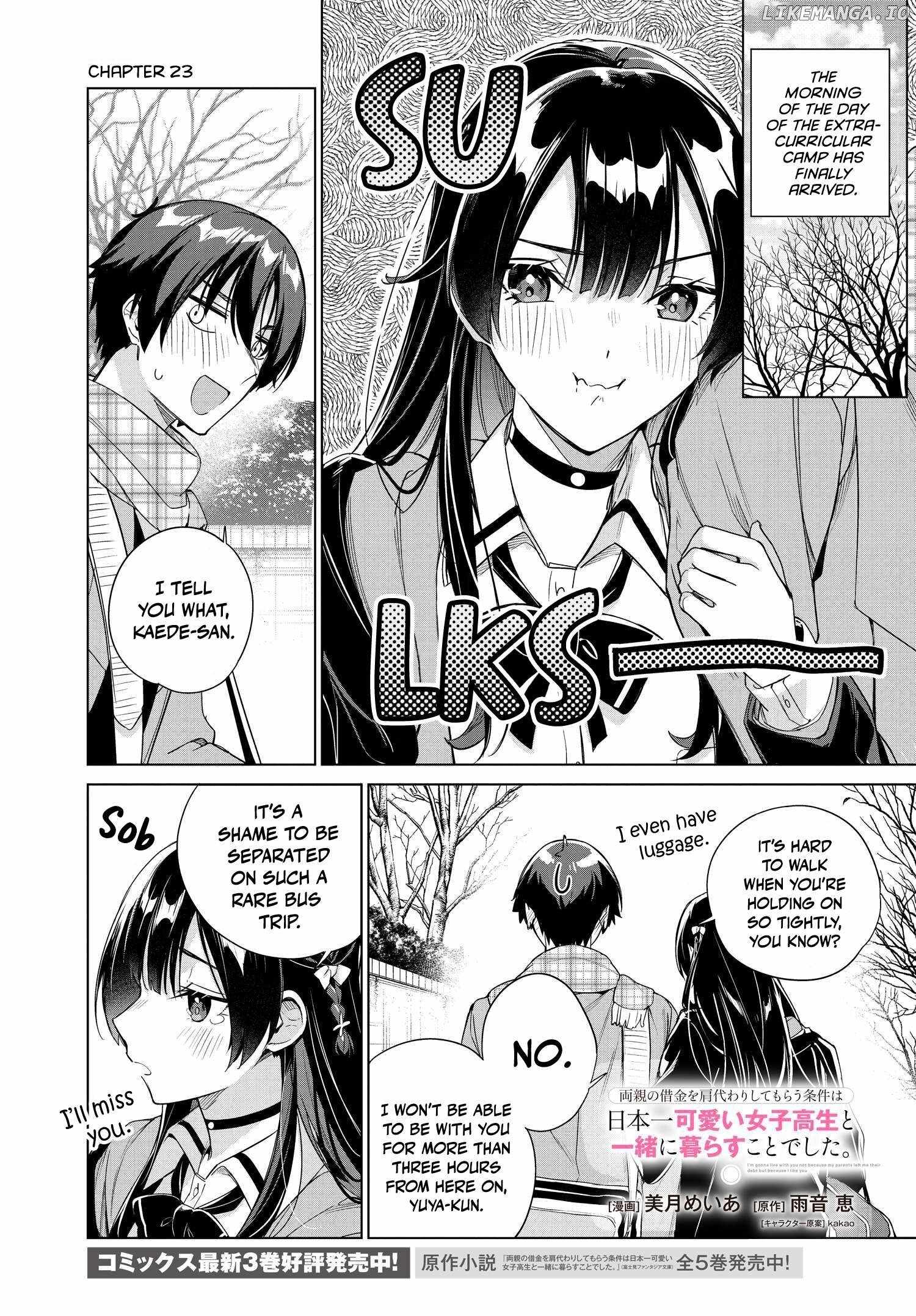 I’m Gonna Live with You Not Because My Parents Left Me Their Debt But Because I Like You Chapter 23 page 2