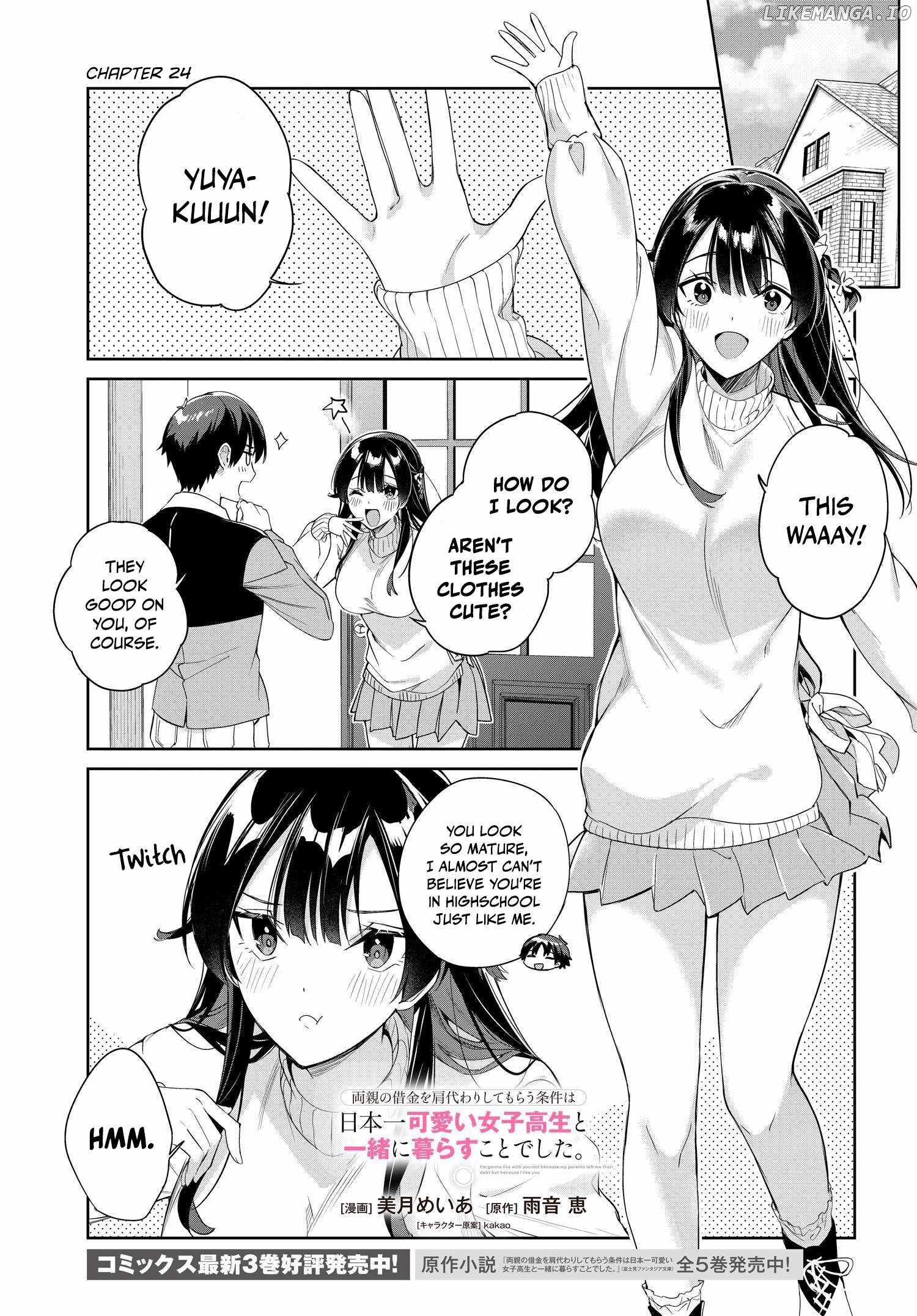 I’m Gonna Live with You Not Because My Parents Left Me Their Debt But Because I Like You Chapter 24 page 2