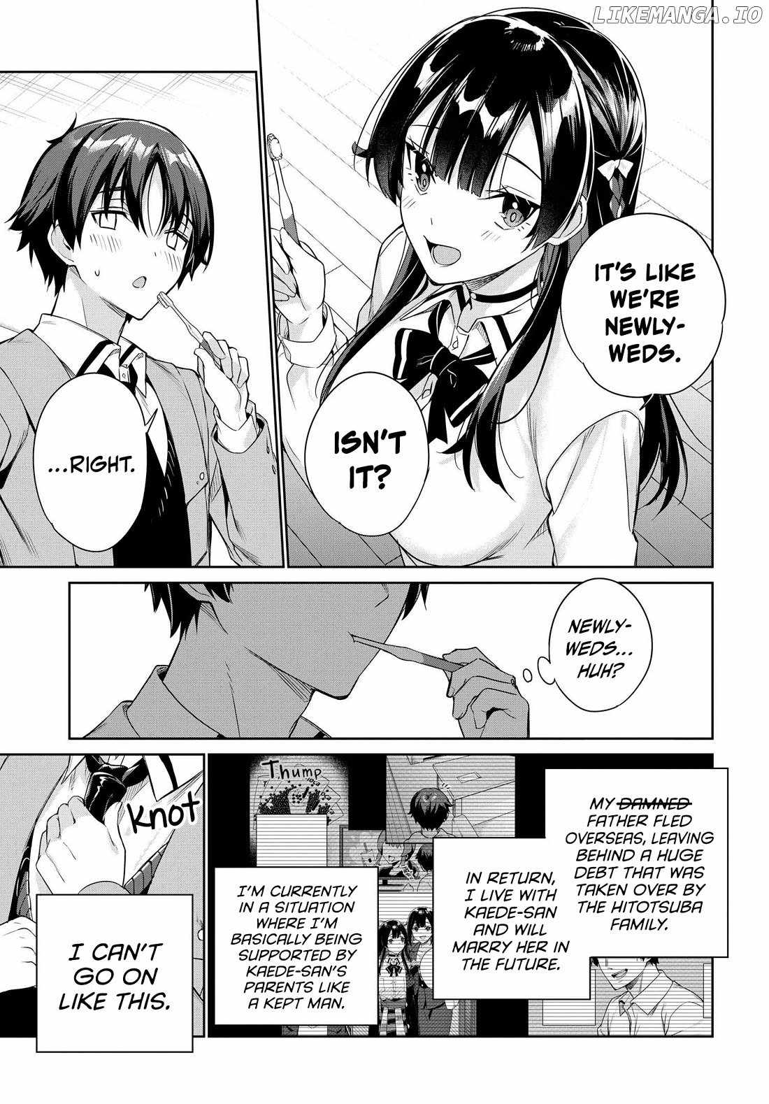 I’m Gonna Live with You Not Because My Parents Left Me Their Debt But Because I Like You Chapter 27 page 13