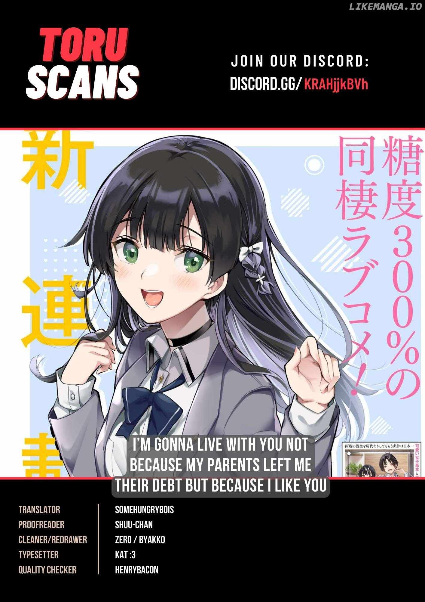 I’m Gonna Live with You Not Because My Parents Left Me Their Debt But Because I Like You Chapter 34 page 1