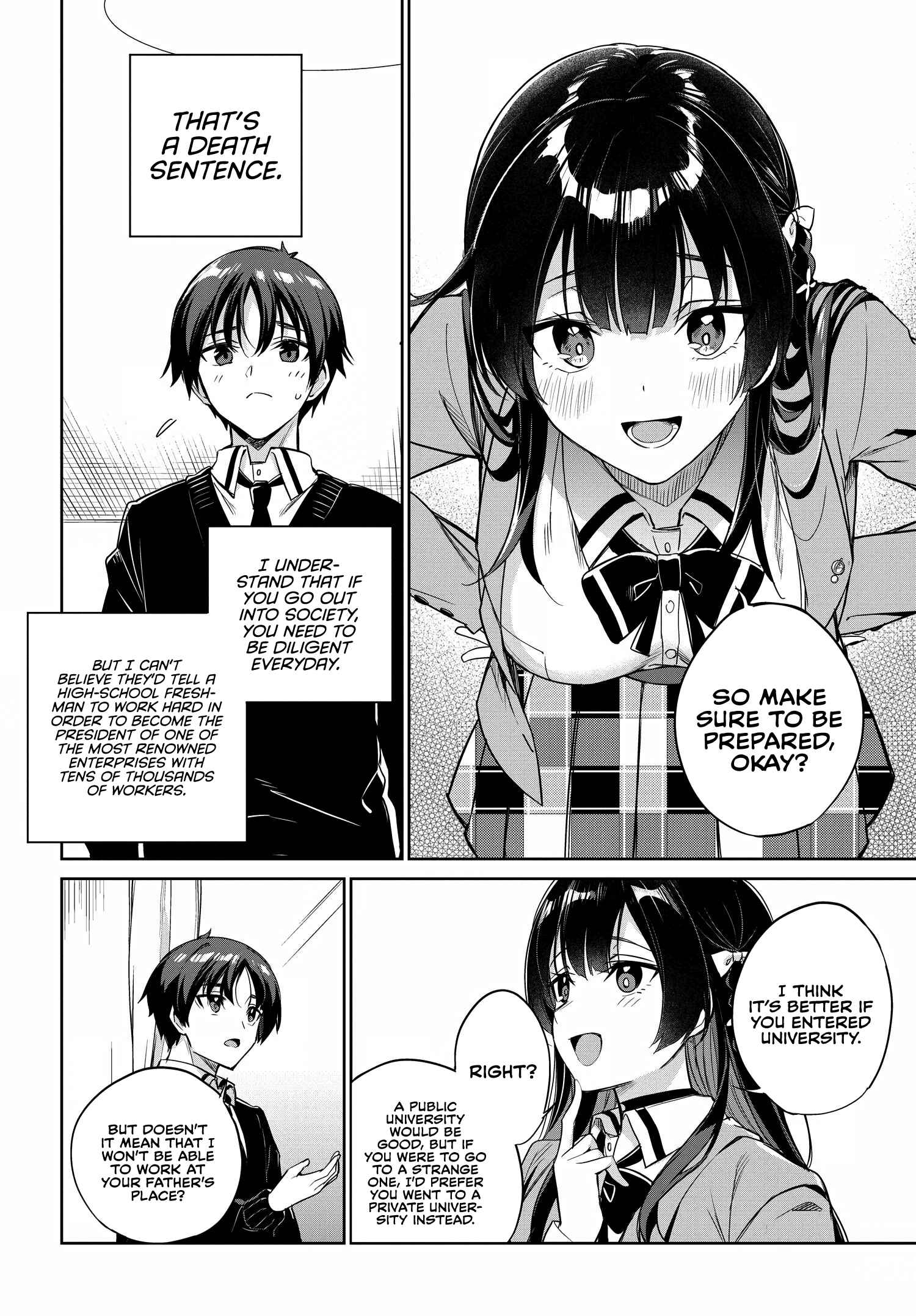 I’m Gonna Live with You Not Because My Parents Left Me Their Debt But Because I Like You Chapter 4 page 2