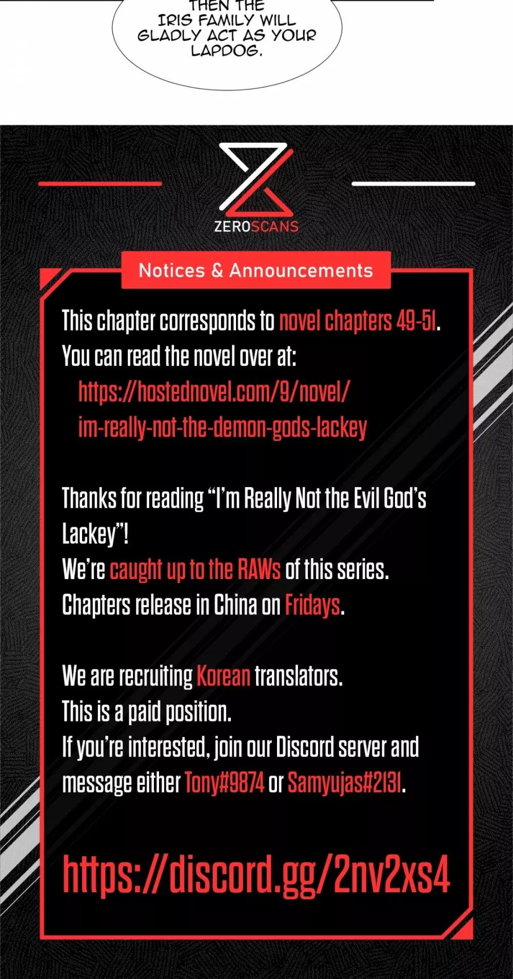 I’m Really Not The Demon God’s Lackey Chapter 25 page 52