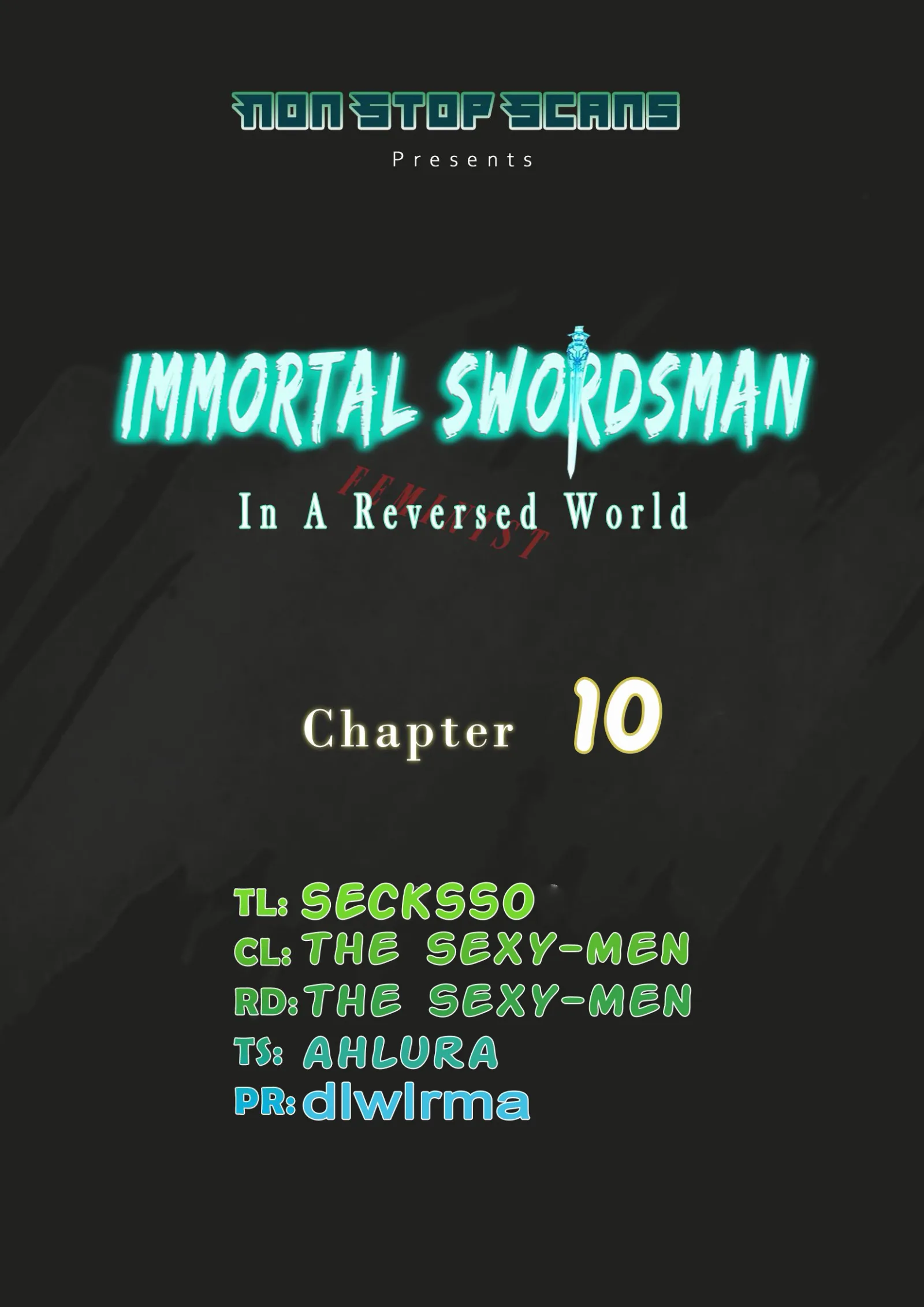 Immortal Swordsman in The Reverse World Chapter 10 page 1