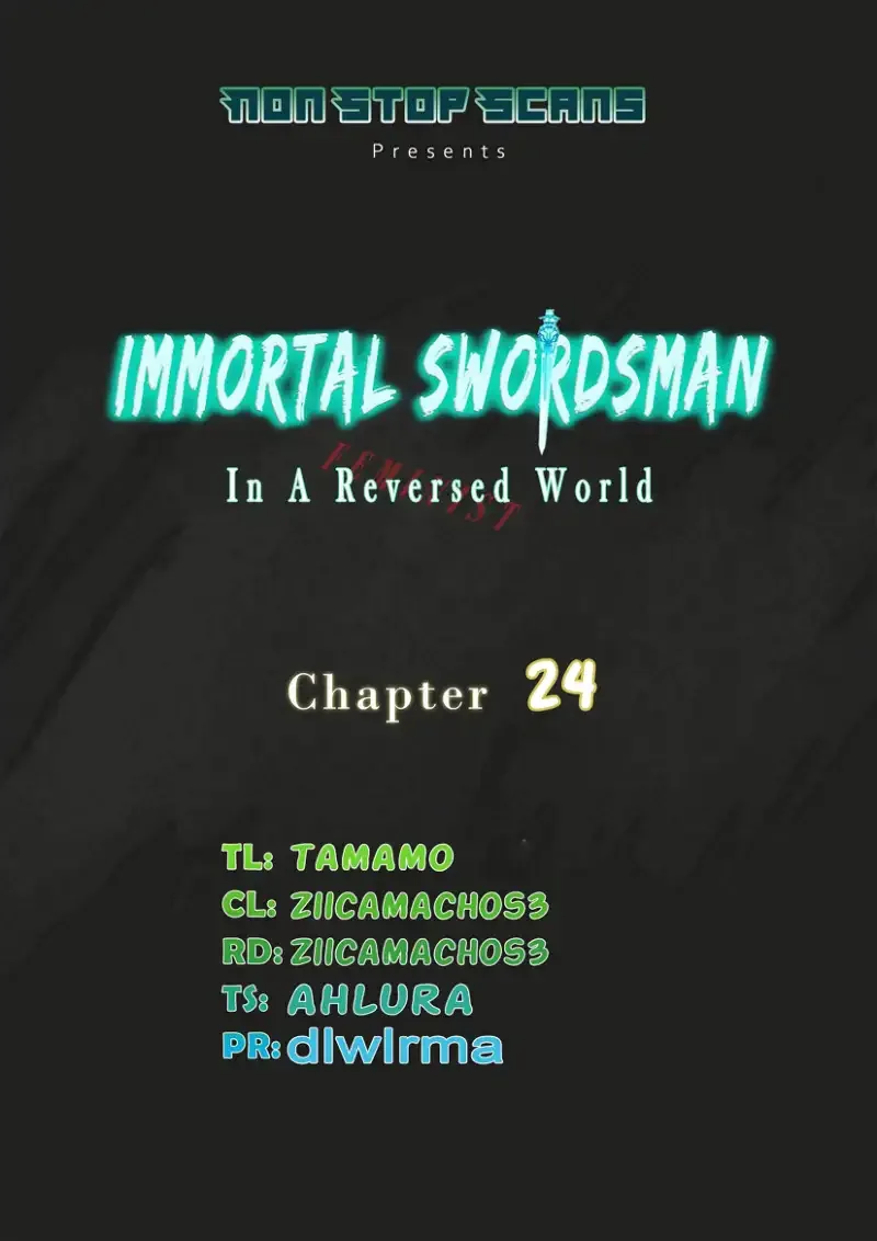 Immortal Swordsman in The Reverse World Chapter 24 page 1