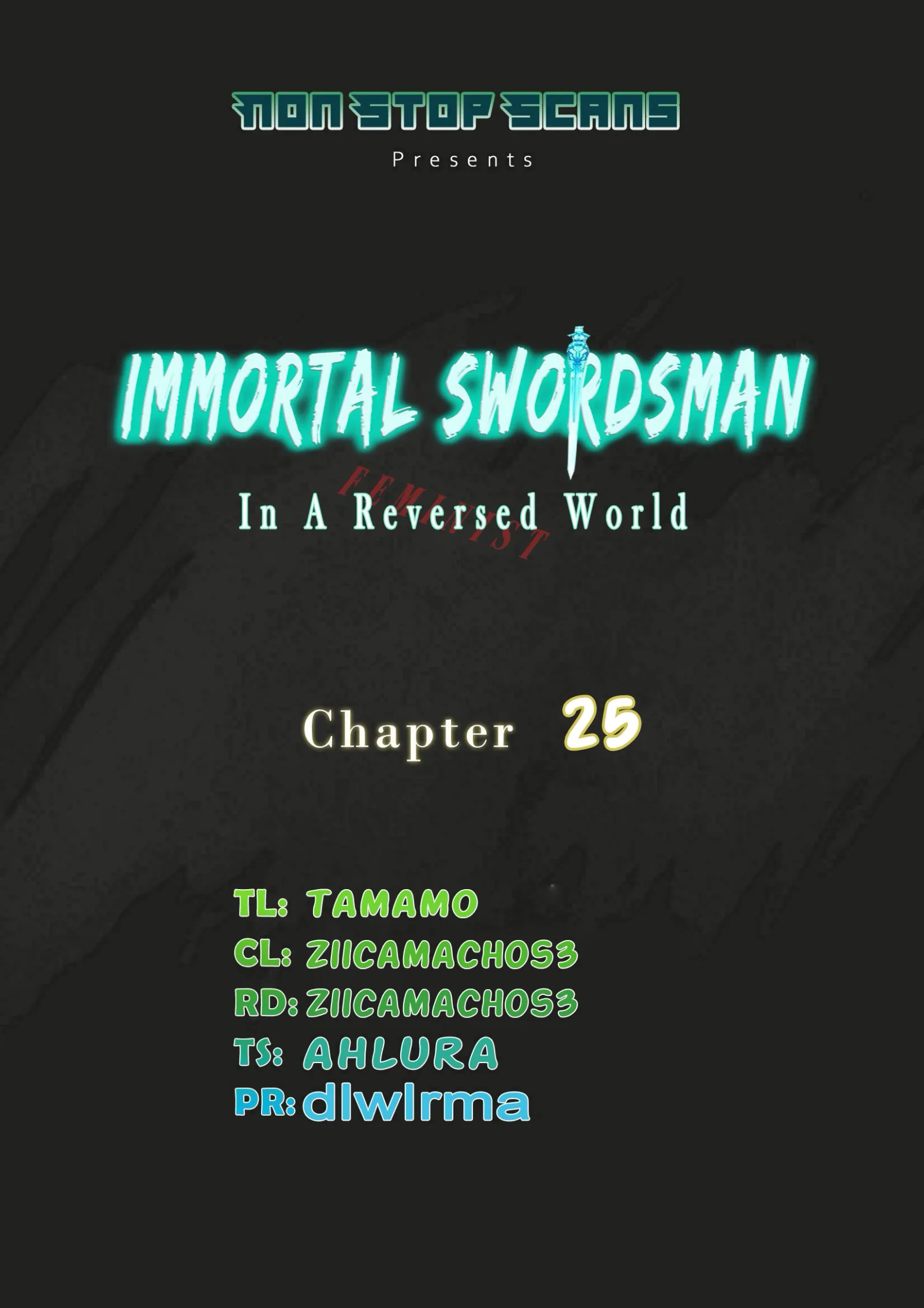 Immortal Swordsman in The Reverse World Chapter 25 page 1