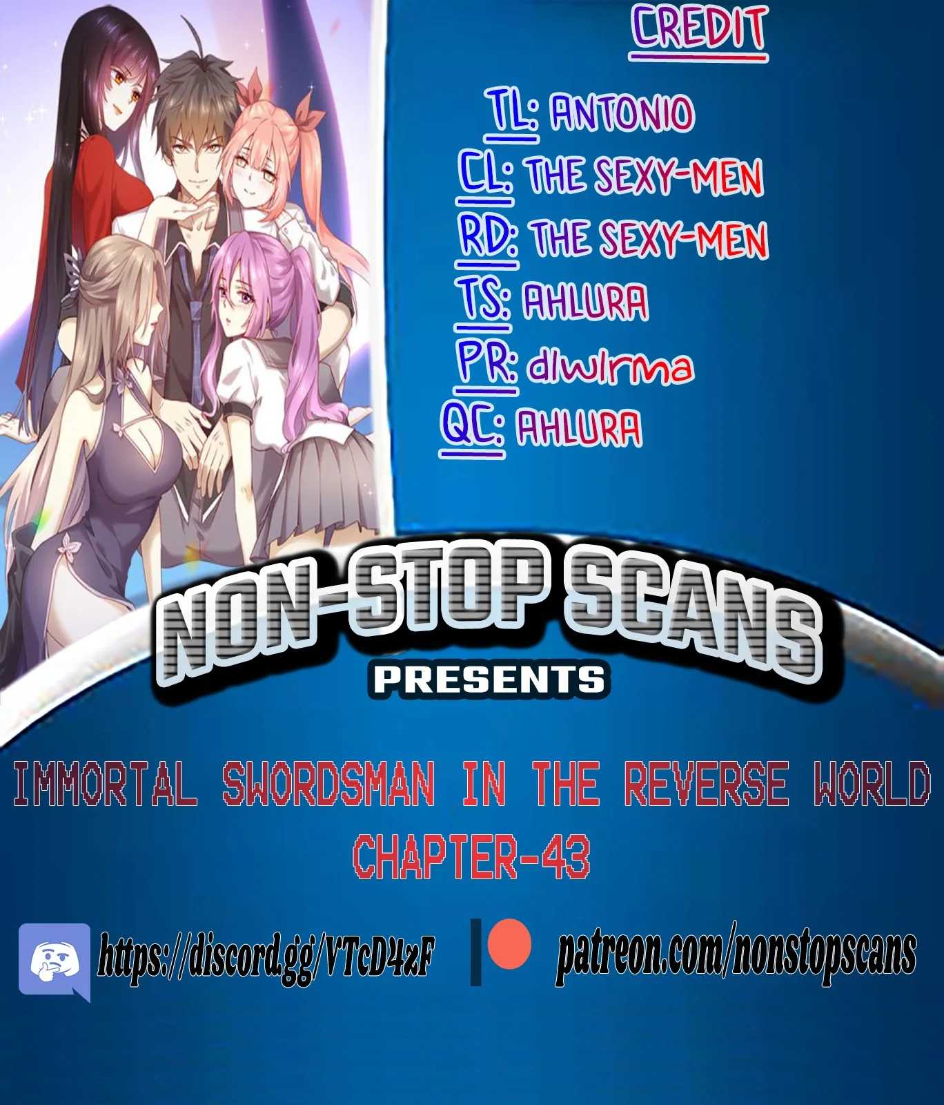 Immortal Swordsman in The Reverse World Chapter 43 page 1