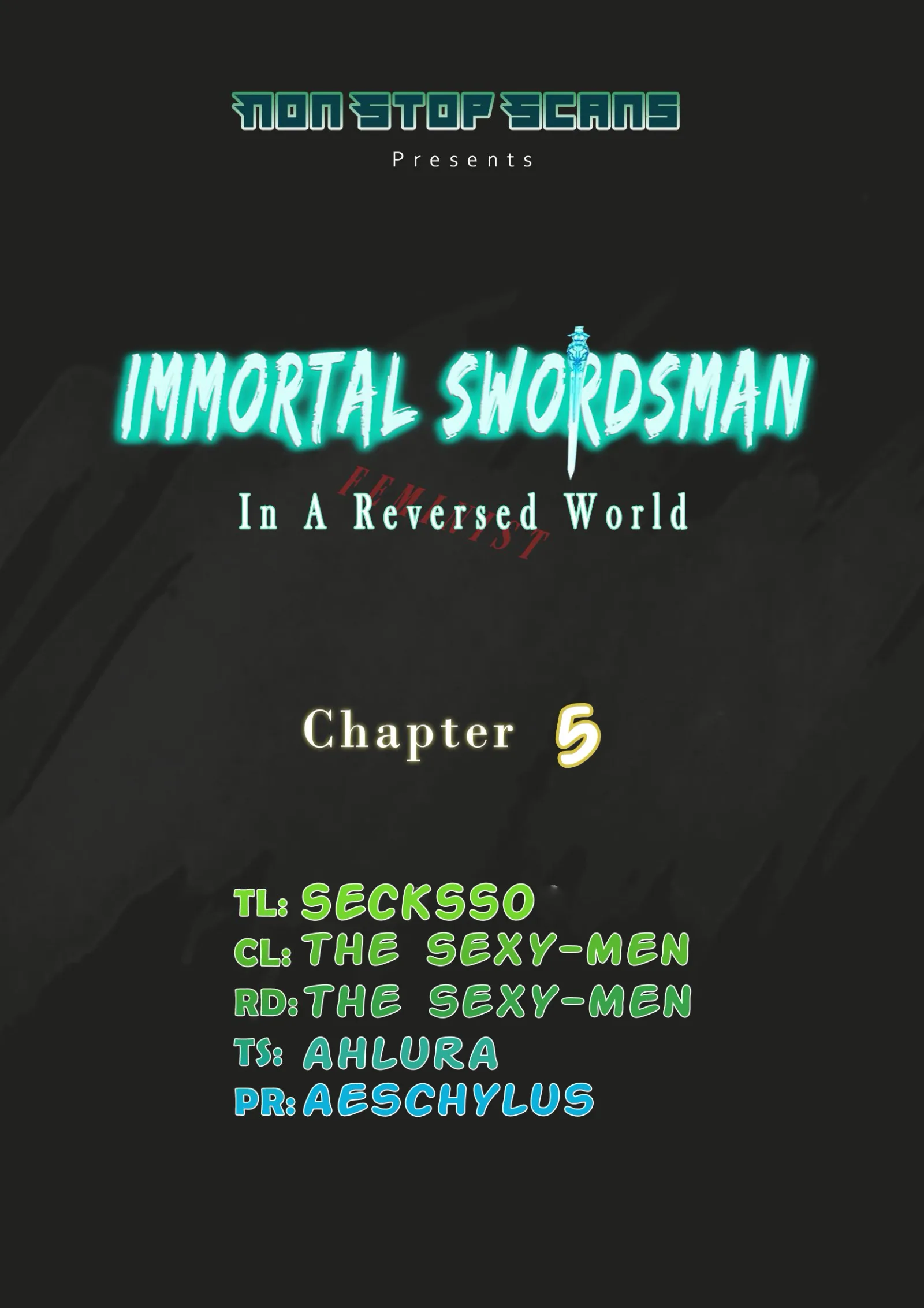 Immortal Swordsman in The Reverse World Chapter 5 page 1