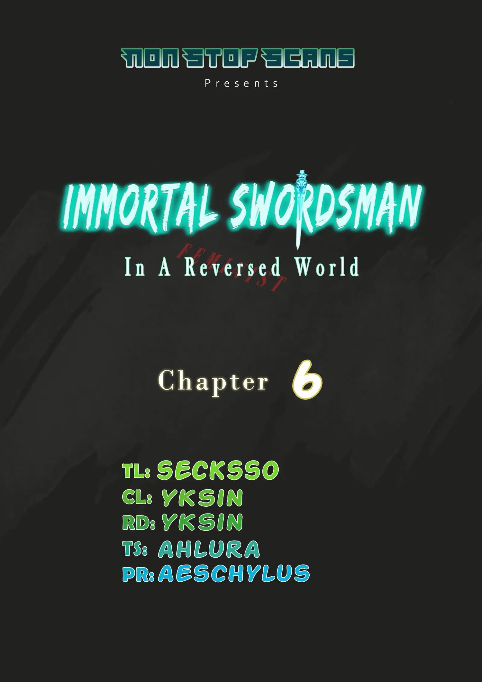 Immortal Swordsman in The Reverse World Chapter 6 page 1