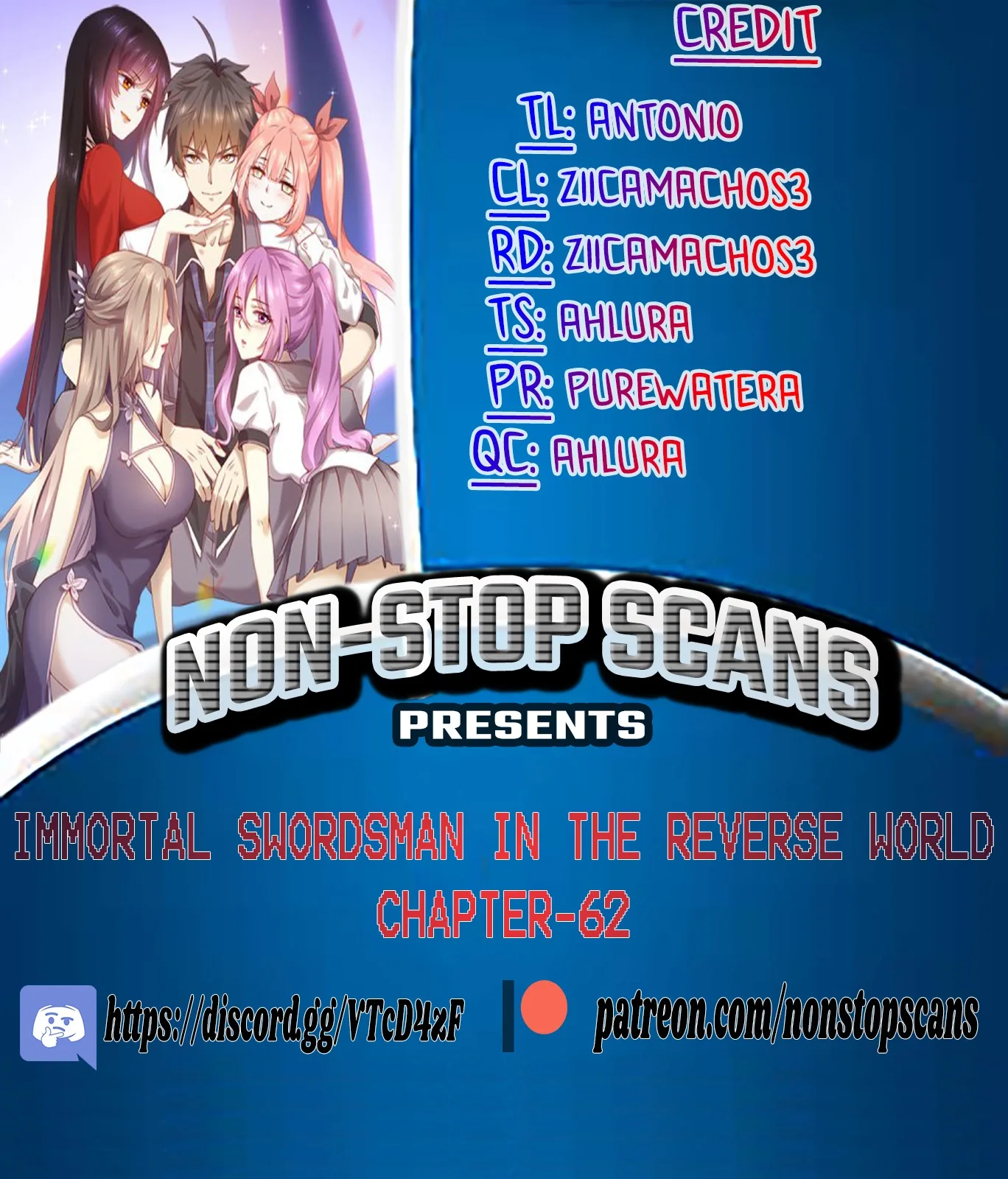 Immortal Swordsman in The Reverse World Chapter 62 page 1