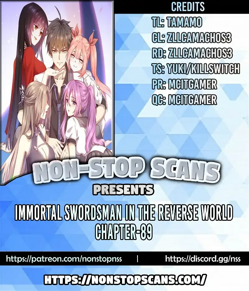 Immortal Swordsman in The Reverse World Chapter 89 page 1