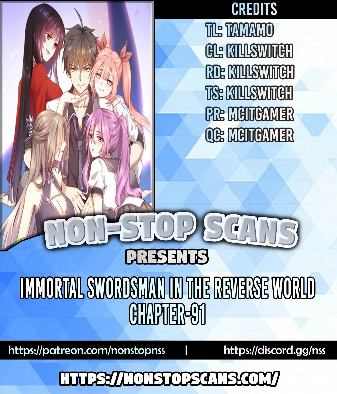 Immortal Swordsman in The Reverse World Chapter 91 page 1