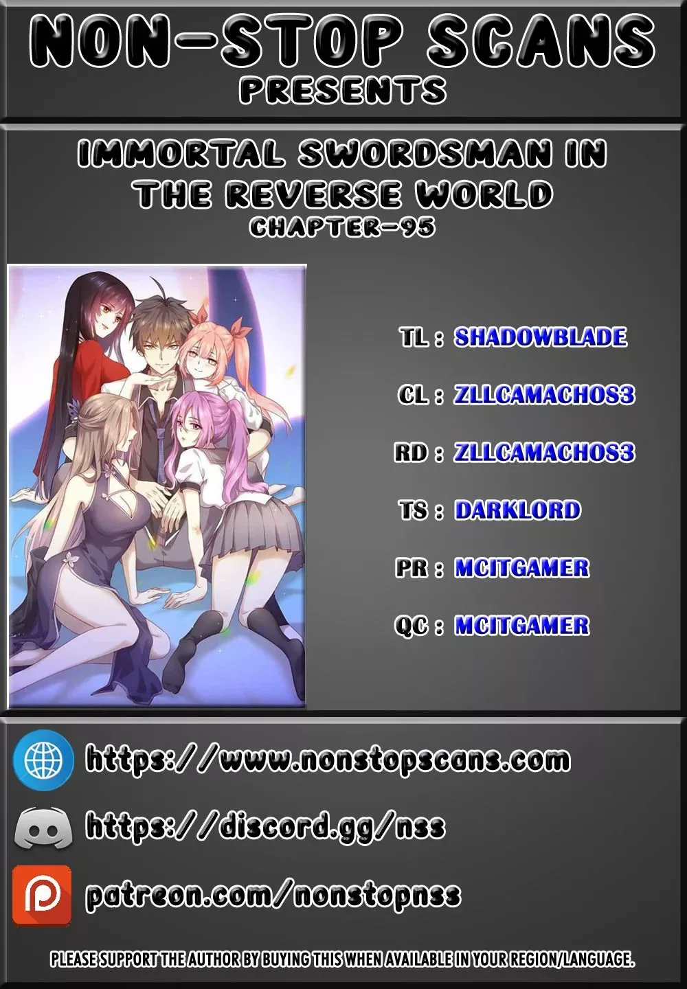 Immortal Swordsman in The Reverse World Chapter 95 page 1