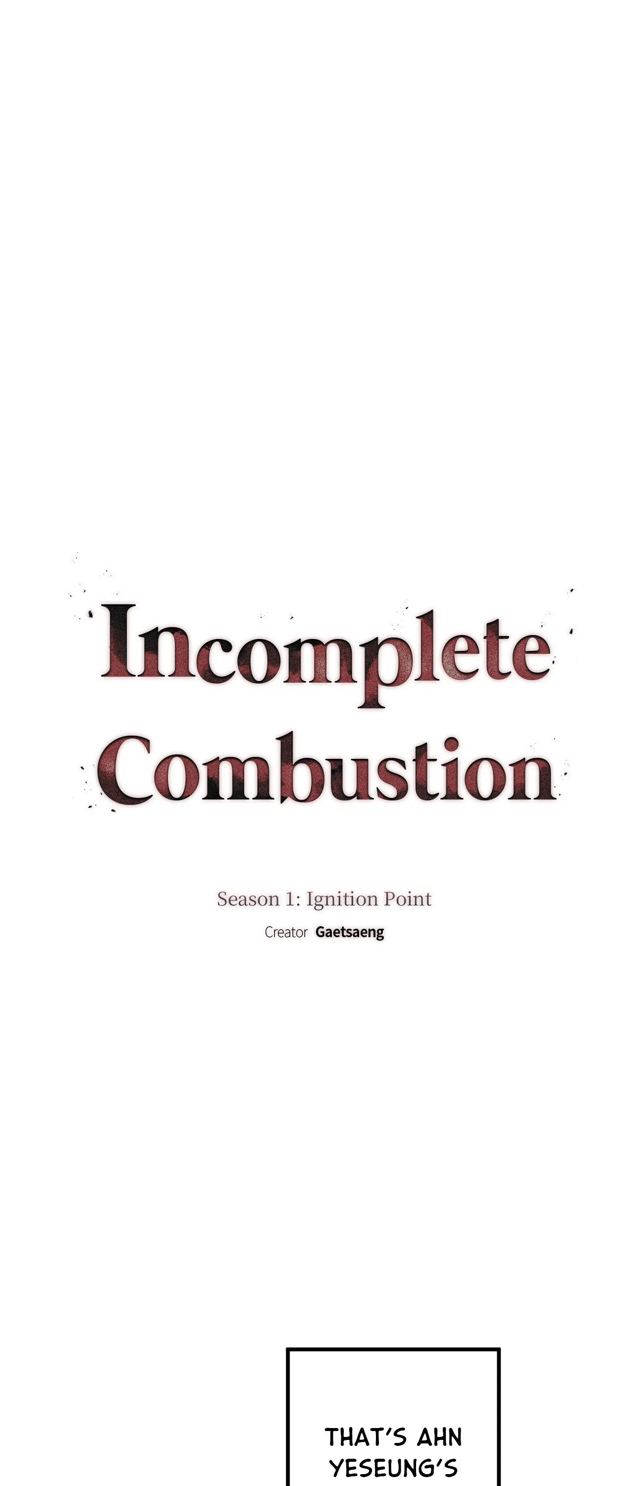 Incomplete Combustion Chapter 15 page 2