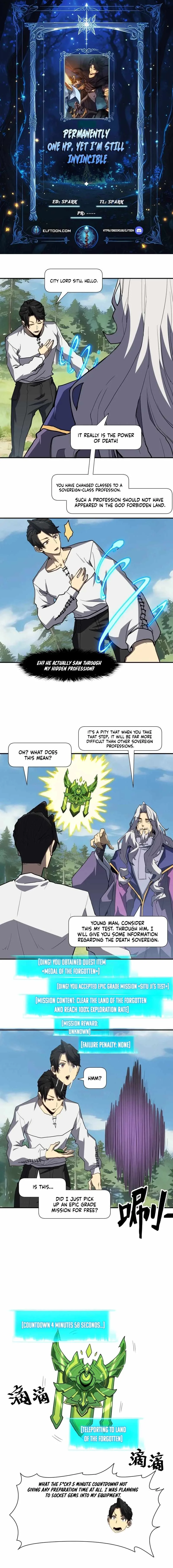 Invincible With Only a Single Point of HP Chapter 11 page 1