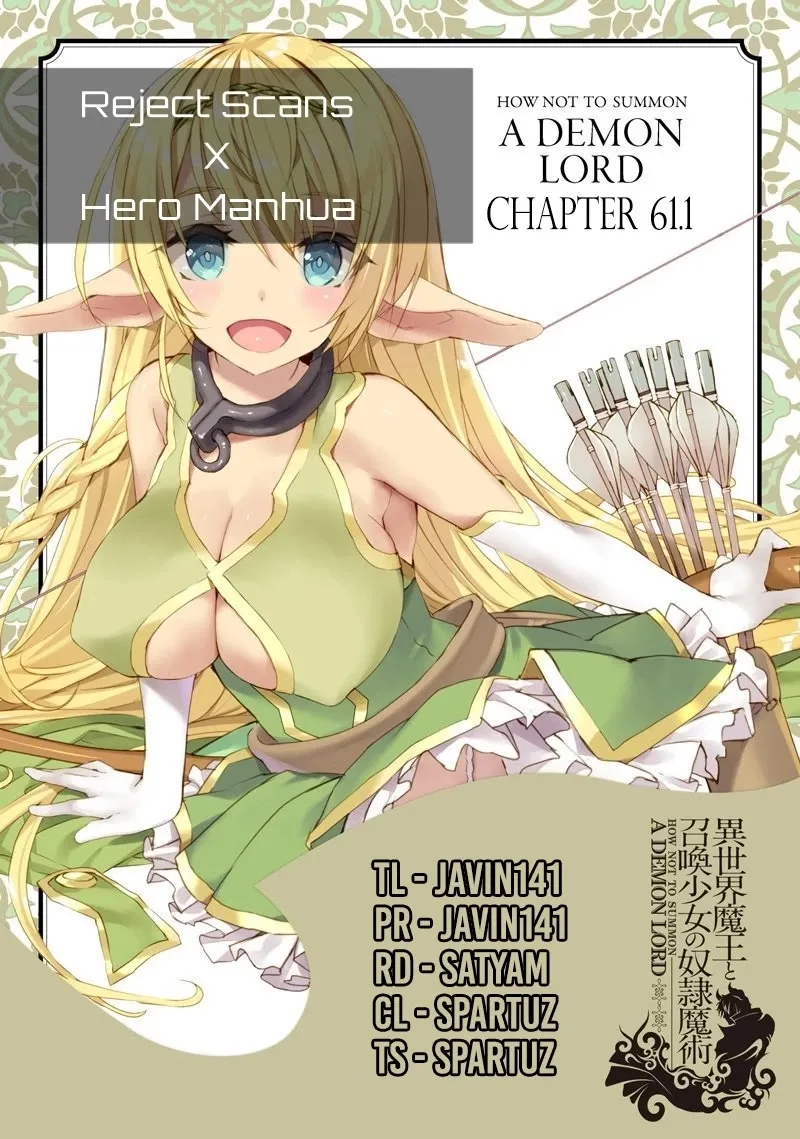 Isekai Maou to Shoukan Shoujo Dorei Majutsu Chapter 61.1 page 1