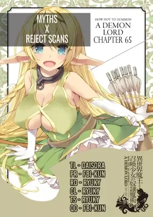 Isekai Maou to Shoukan Shoujo Dorei Majutsu Chapter 65 page 1