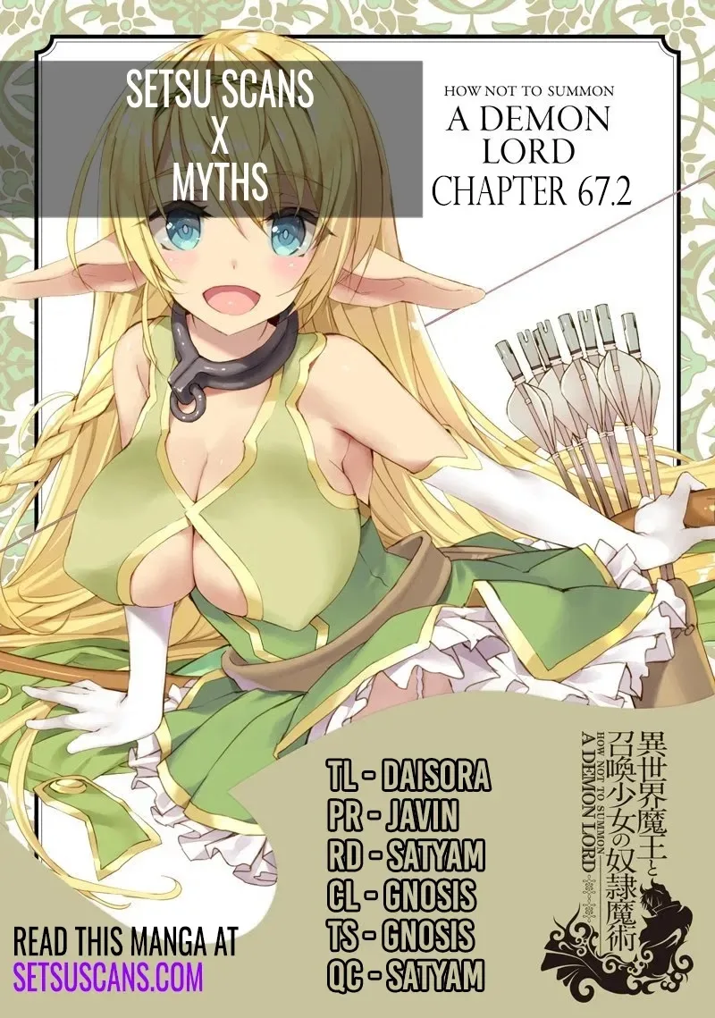 Isekai Maou to Shoukan Shoujo Dorei Majutsu Chapter 67.2 page 1
