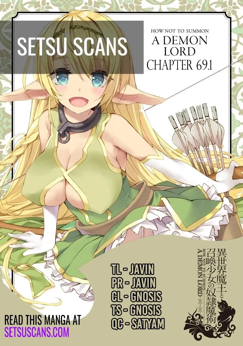 Isekai Maou to Shoukan Shoujo Dorei Majutsu Chapter 69.1 page 1