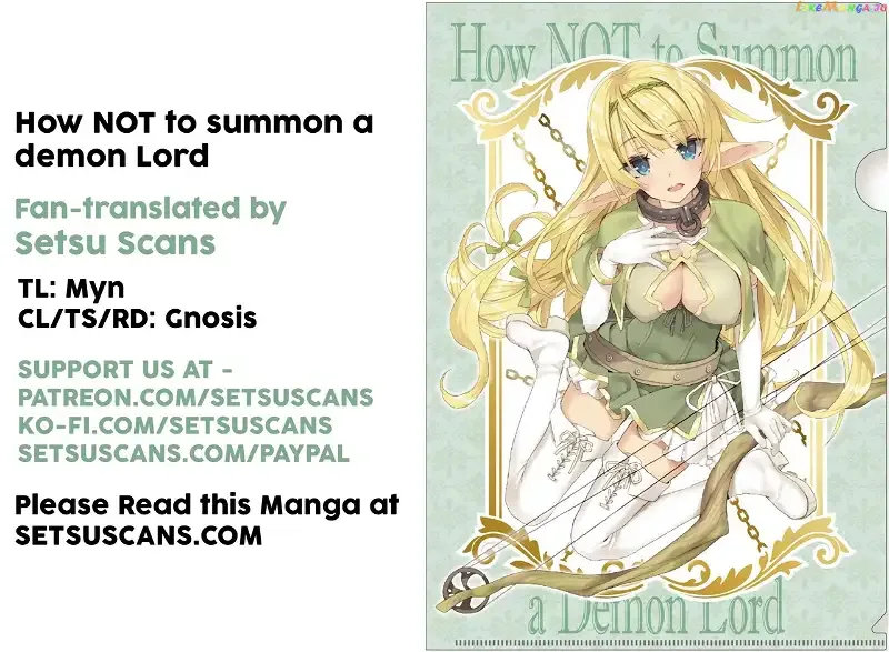 Isekai Maou to Shoukan Shoujo Dorei Majutsu Chapter 98.2 page 1