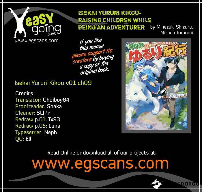 Isekai Yururi Kikou: Kosodateshinagara Boukensha Shimasu Chapter 9 page 1