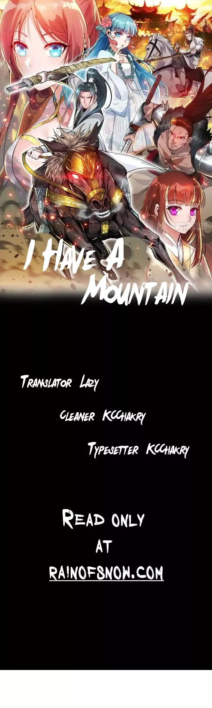 It Starts With A Mountain Chapter 1 page 1