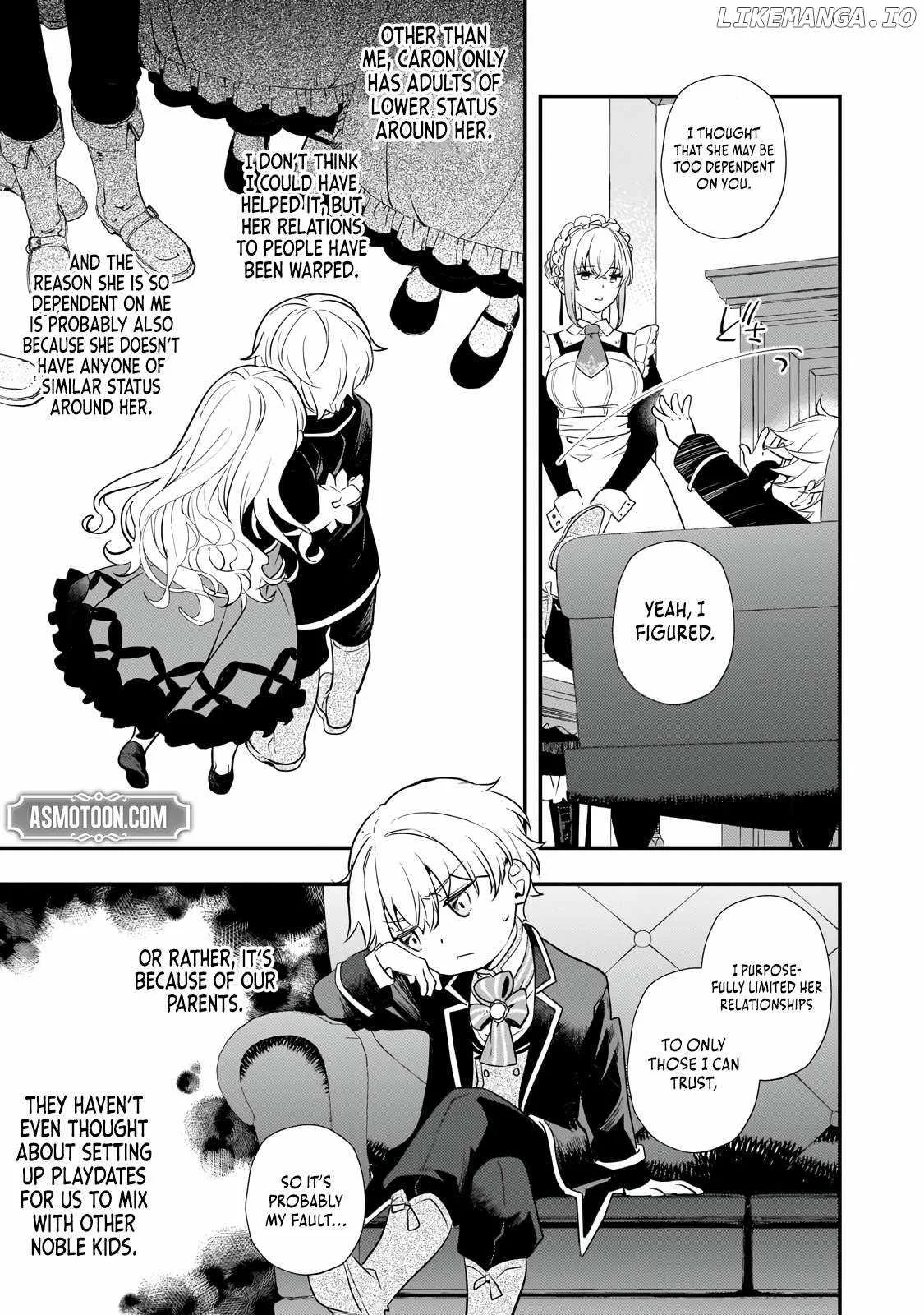 I’ve Reincarnated Into the Older Brother of a Villainess That Was Fated to Die, so I Decided to Nurture Her to Change the Future ~ I’m the Strongest in the World, but the Cutest in the World Is My Little Sister ~ Chapter 4.2 page 13