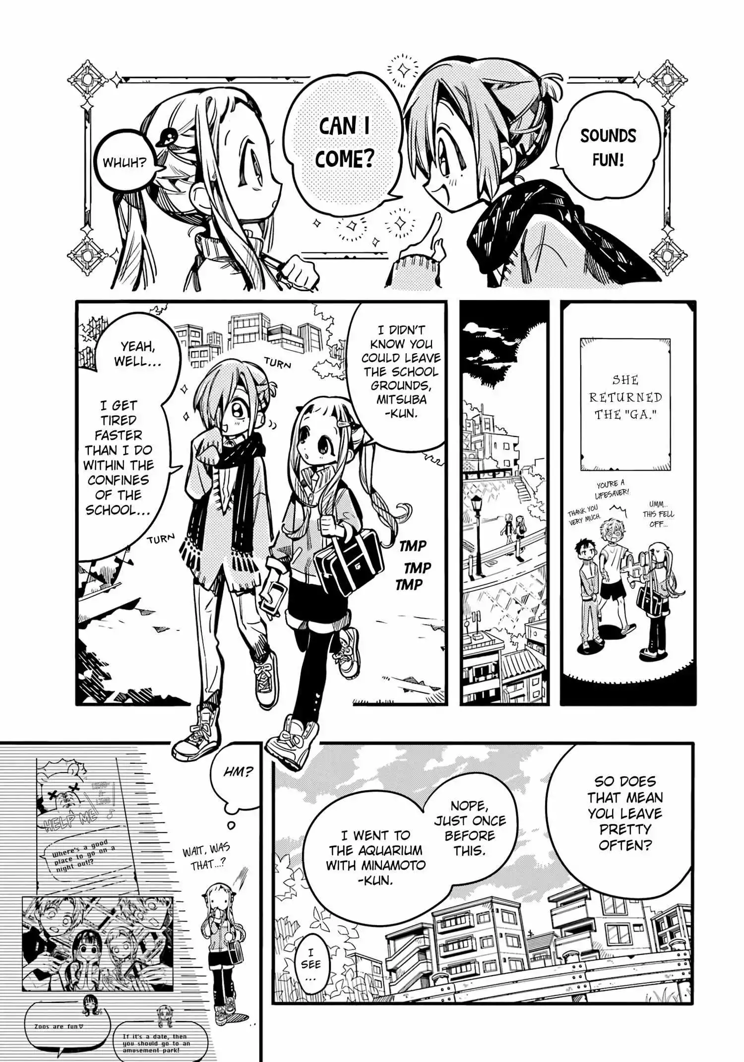 Jibaku Shounen Hanako-kun Chapter 102 page 9