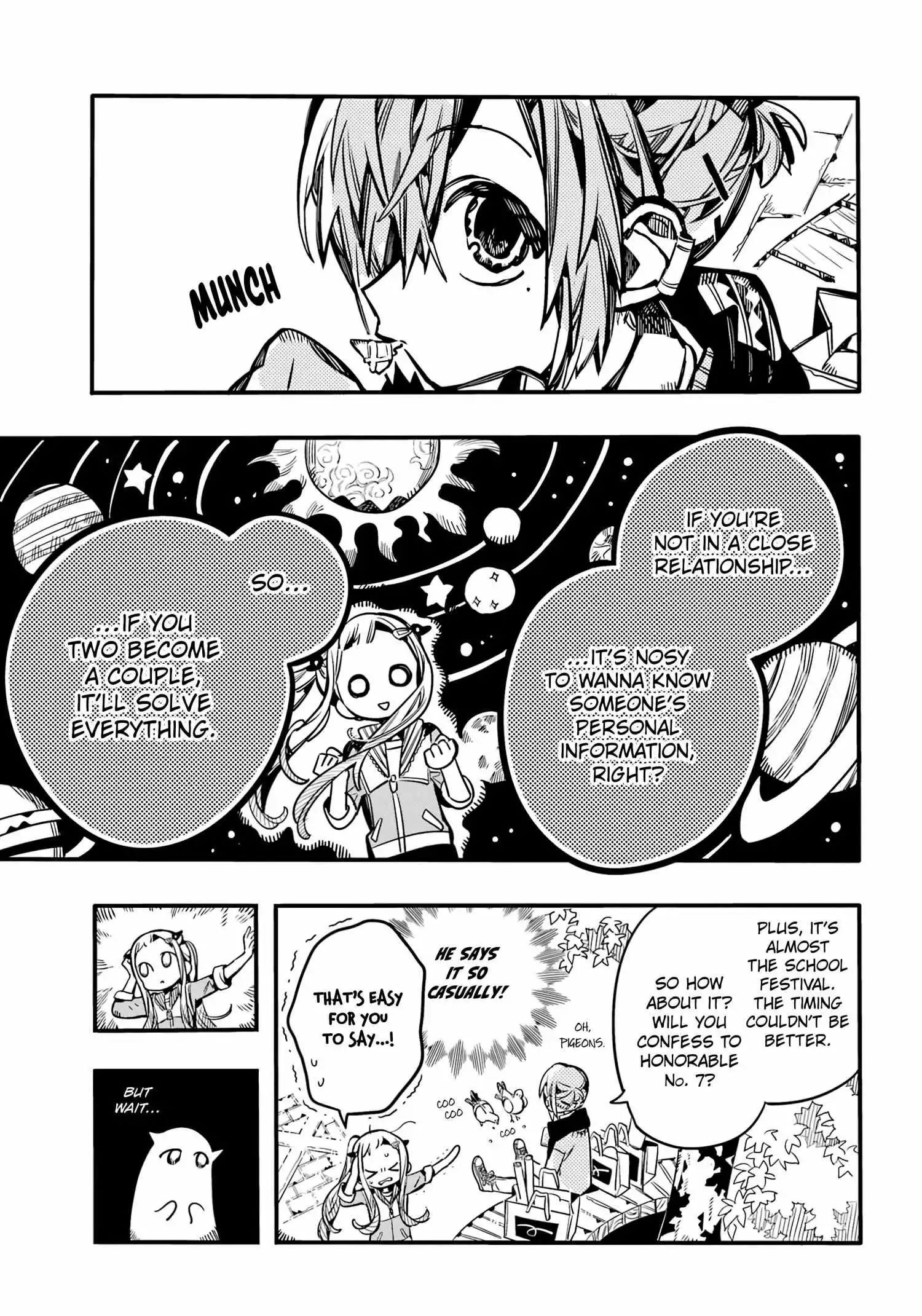 Jibaku Shounen Hanako-kun Chapter 102 page 21